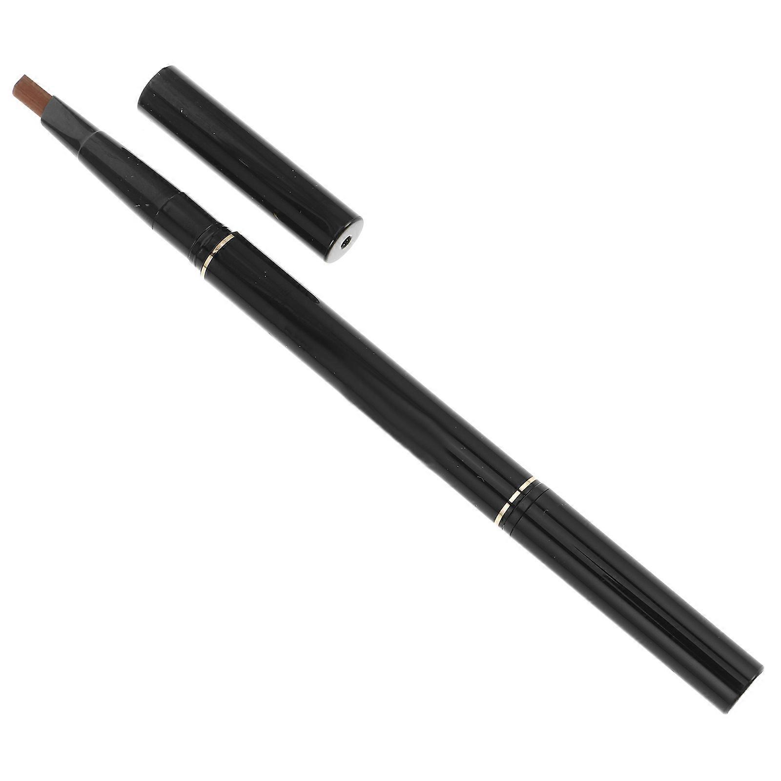 Dual Head Eyebrow Makeup Tool Waterproof Retractable Automatic Rotation For Special Events 1Set