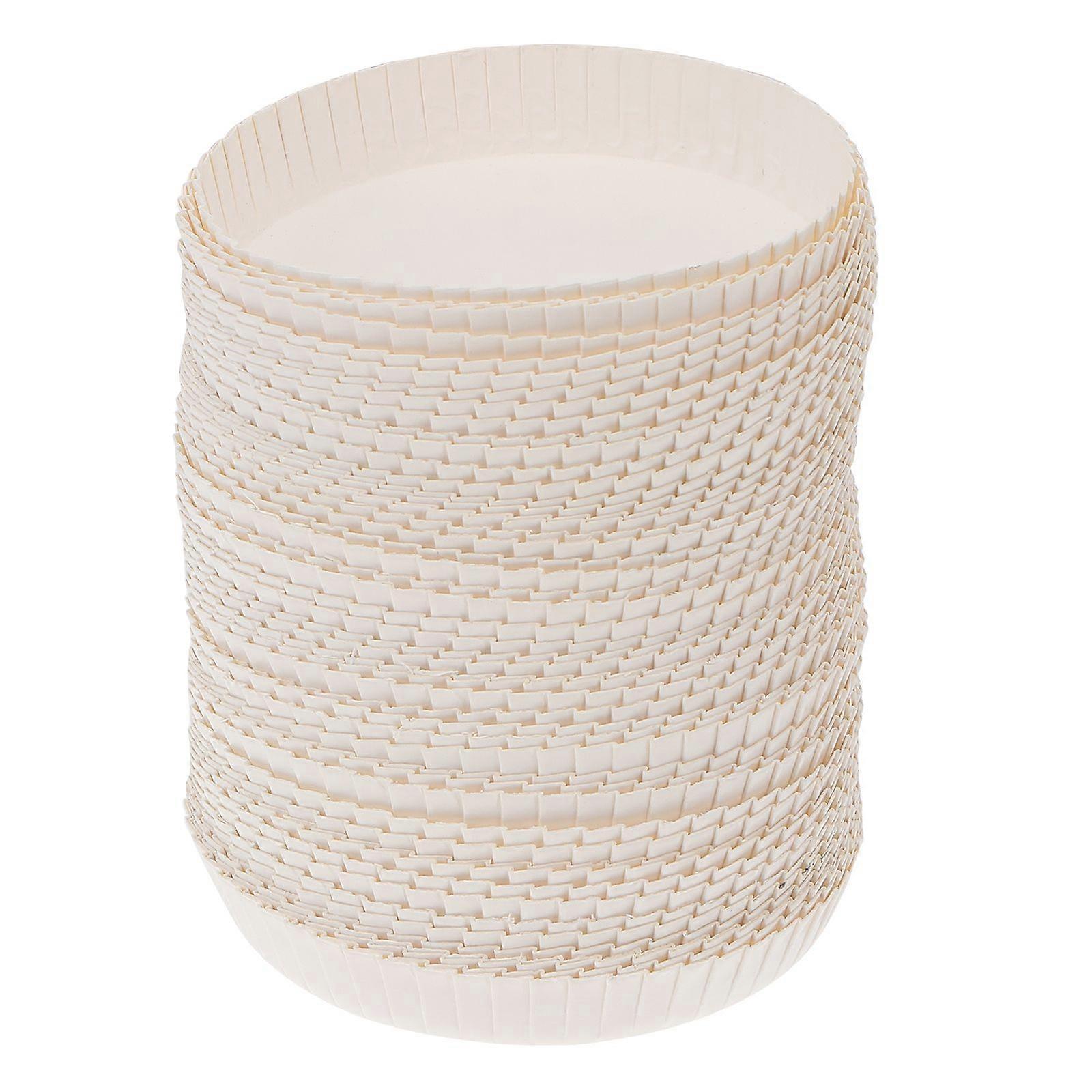 Lot de 100 couvercles jetables en papier pour gobelets