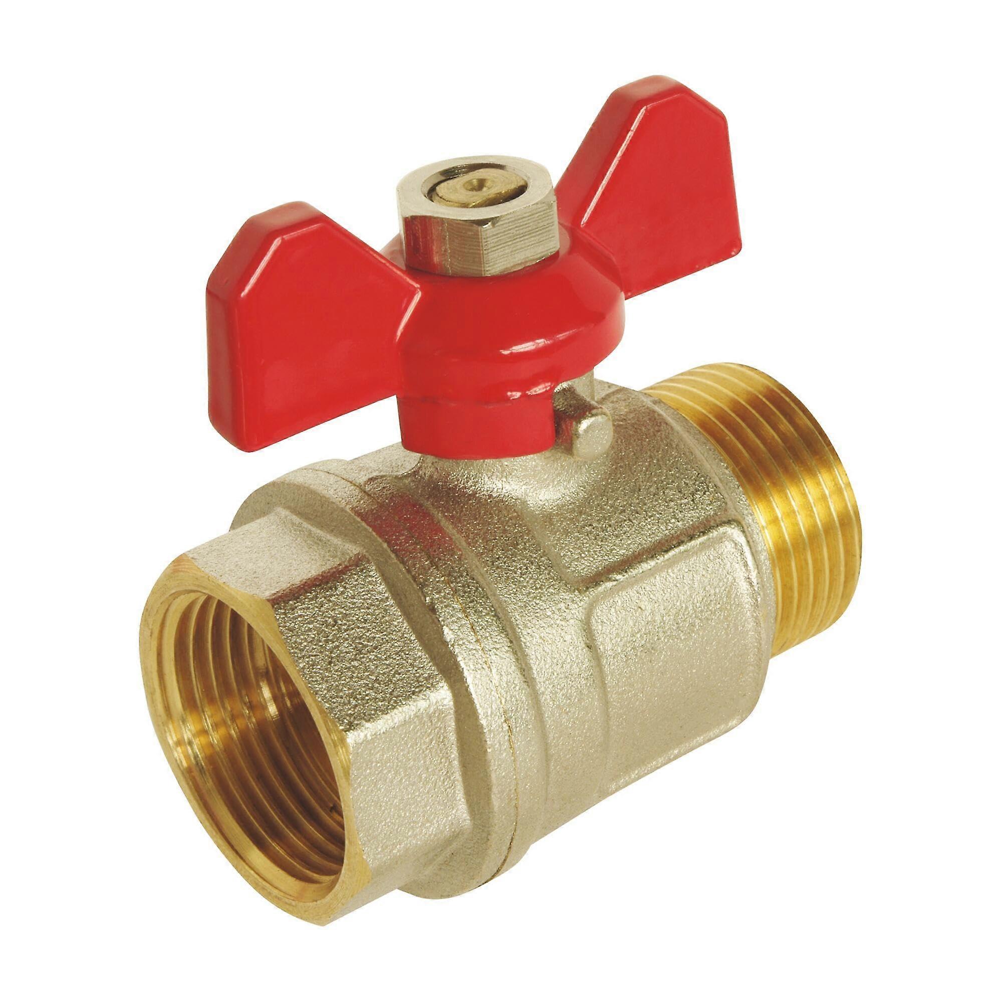 Ball Valve Male/Female 20/27 Butterfly Joystick