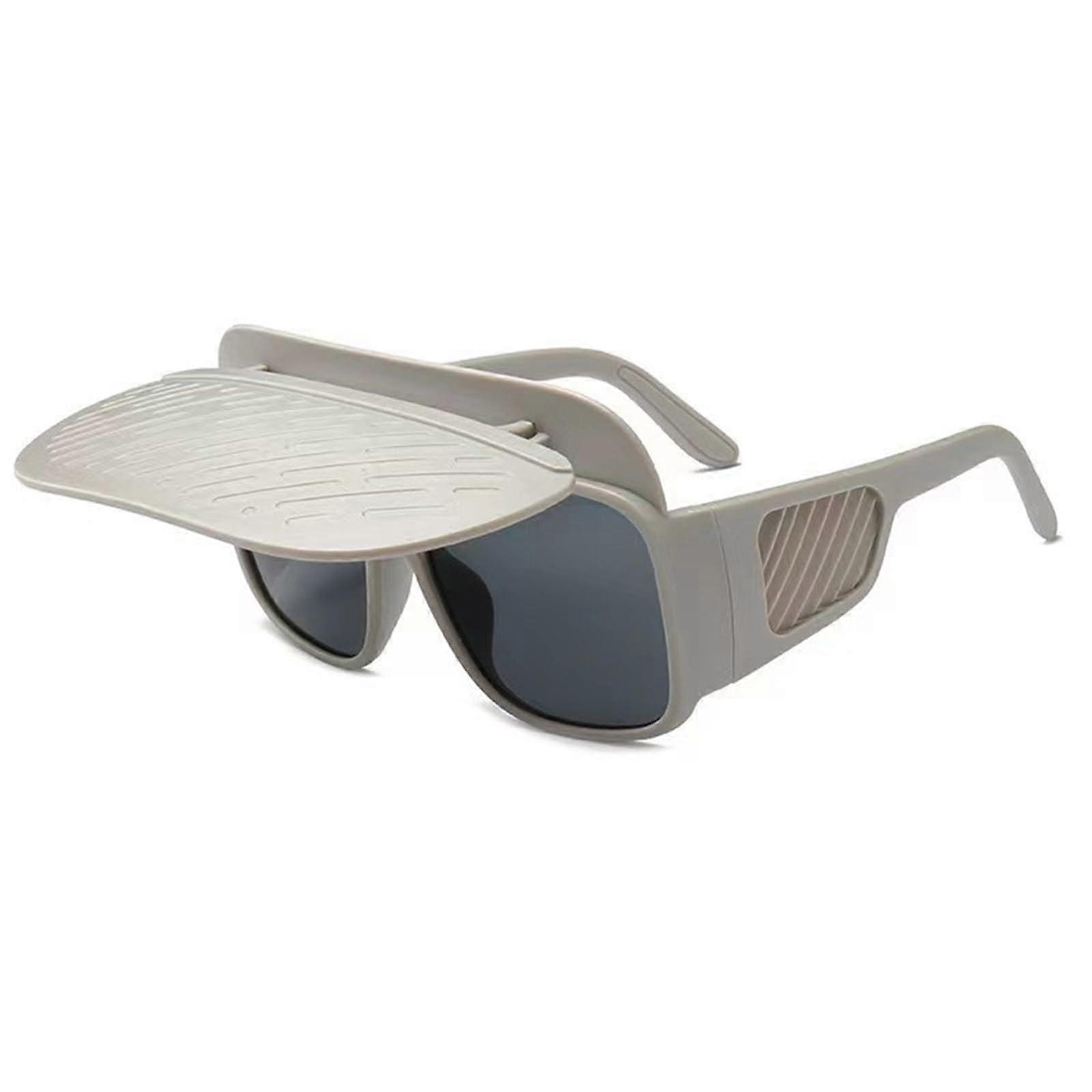 "Polarized Sunglasses For Kids, Funny Style, Gray Frame, Suitable For Carnival, Beach Trips, Face Decoration"