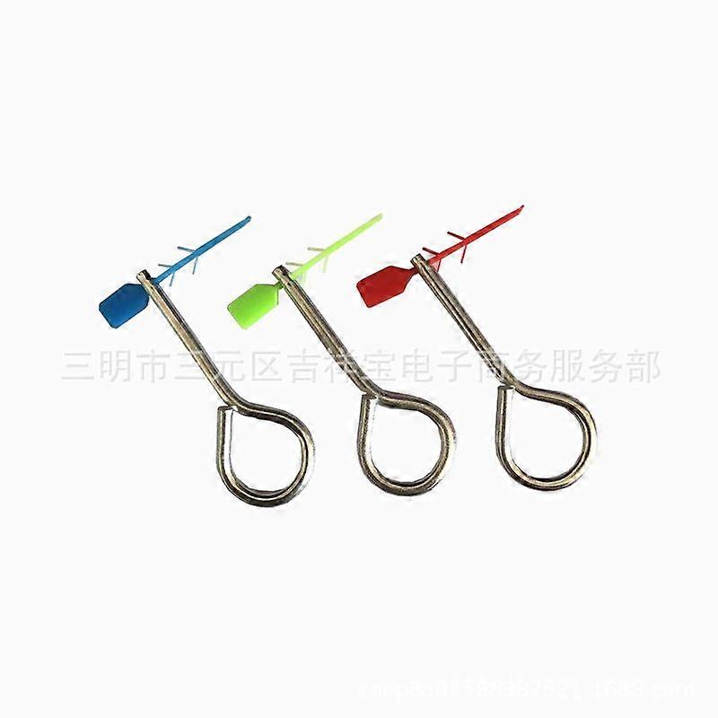 20 Set Fire Extinguisher Tamper Seals Pull Pins Iron Cotter Pins Plastic Tamper Seal Replacement for Home Office Public Spaces Emergency
