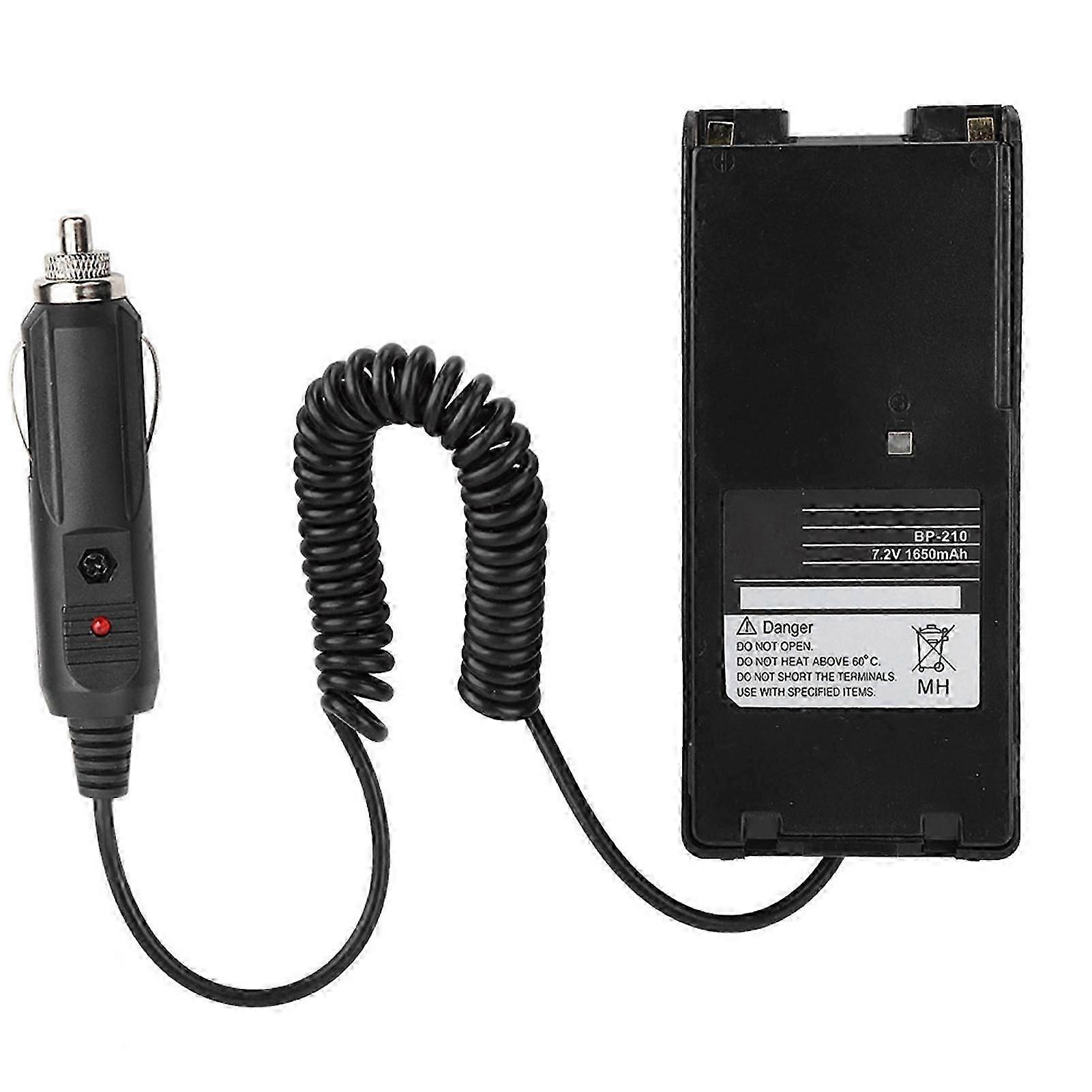 12V Car Charger Radio Battery Eliminator Adapter for ICOM IC V8 IC V82 IC A6 IC A24 IC F3GT