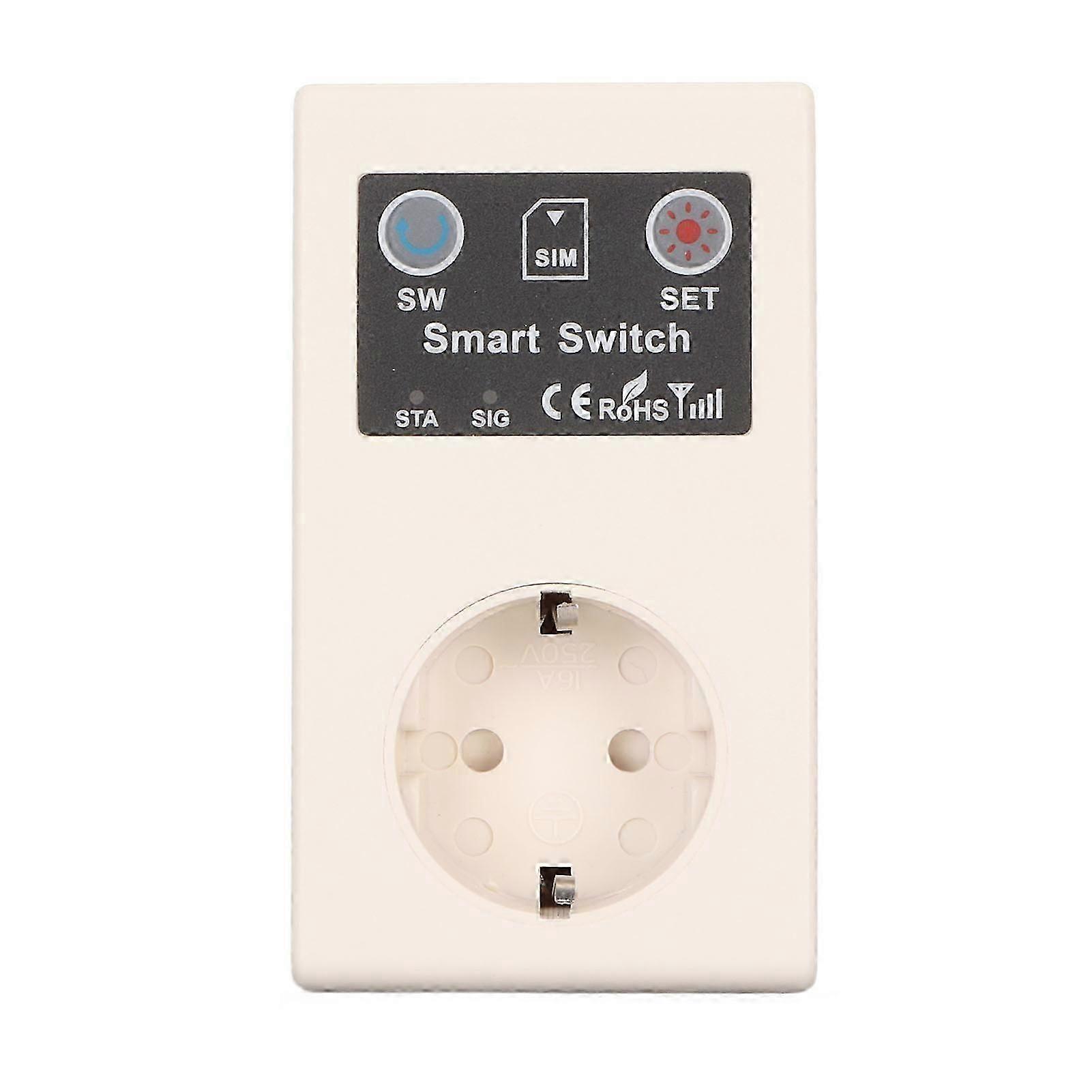 Smart Socket 16A ABS APP Remote Control Power Outlet for Pumps Routers Home