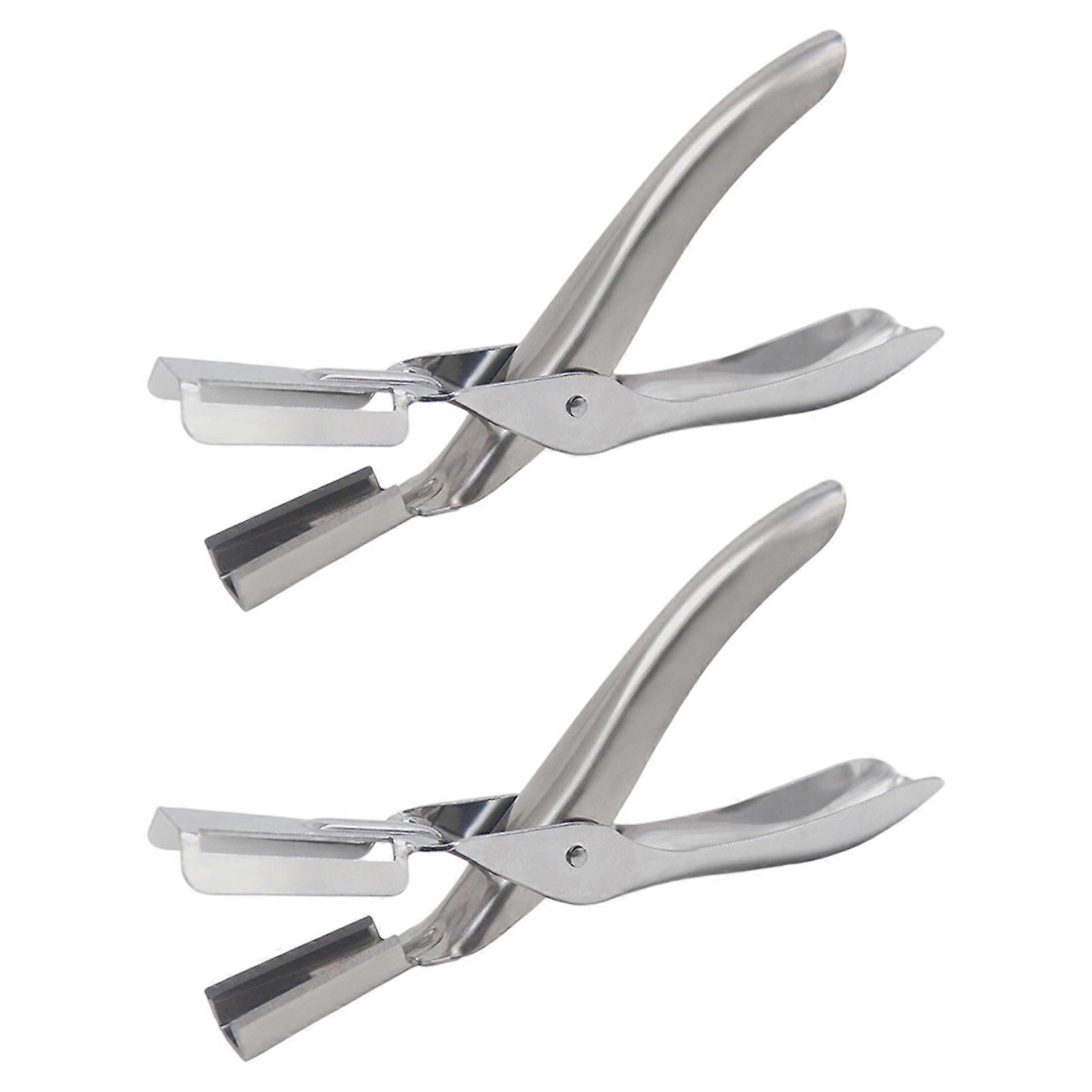 2Pcs Steel Crawfish Sheller Rustproof Crayfish Peeler Kitchen Gadget For Seafood Preparation And Entertaining Guests Multicolor