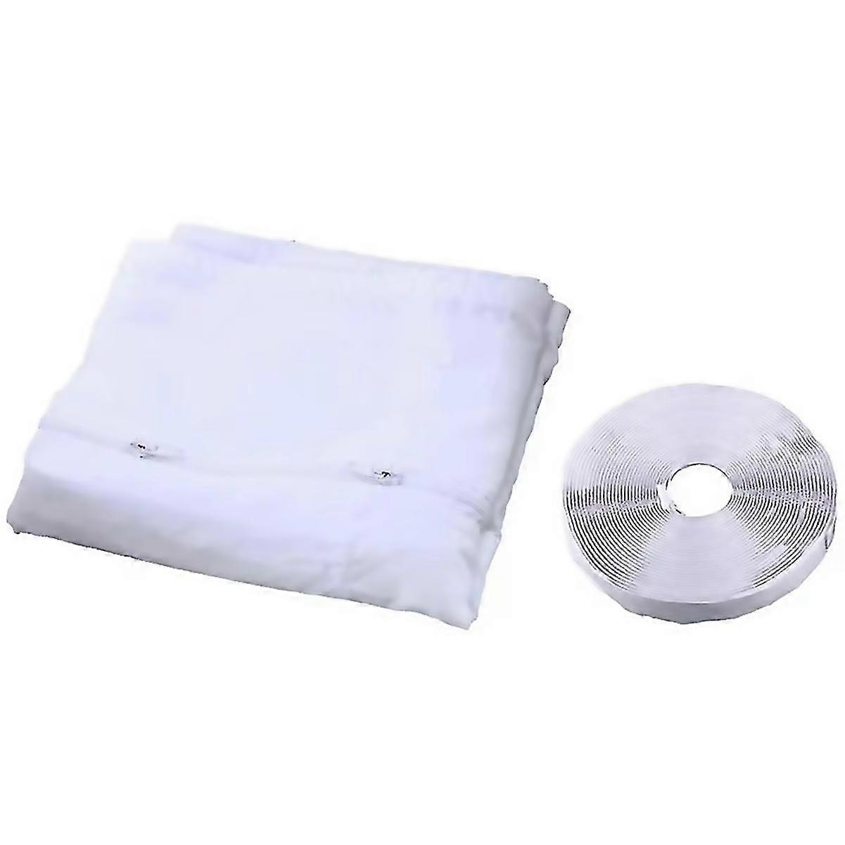 For airlock window seal for portable air conditioner