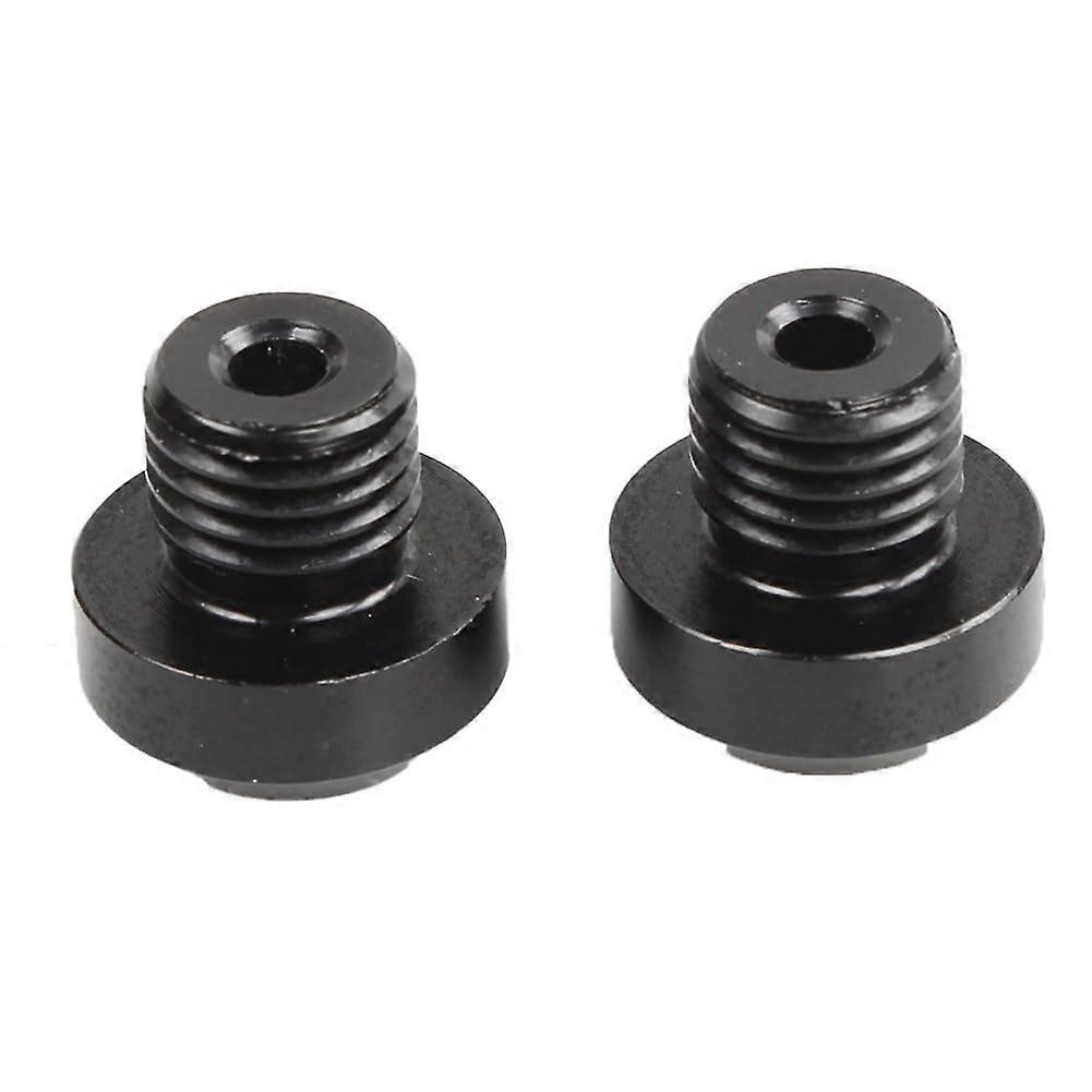 2pc Set of Motorcycle Mirror Hole Blanks, M10xP1 25 Threaded, Effective Protection