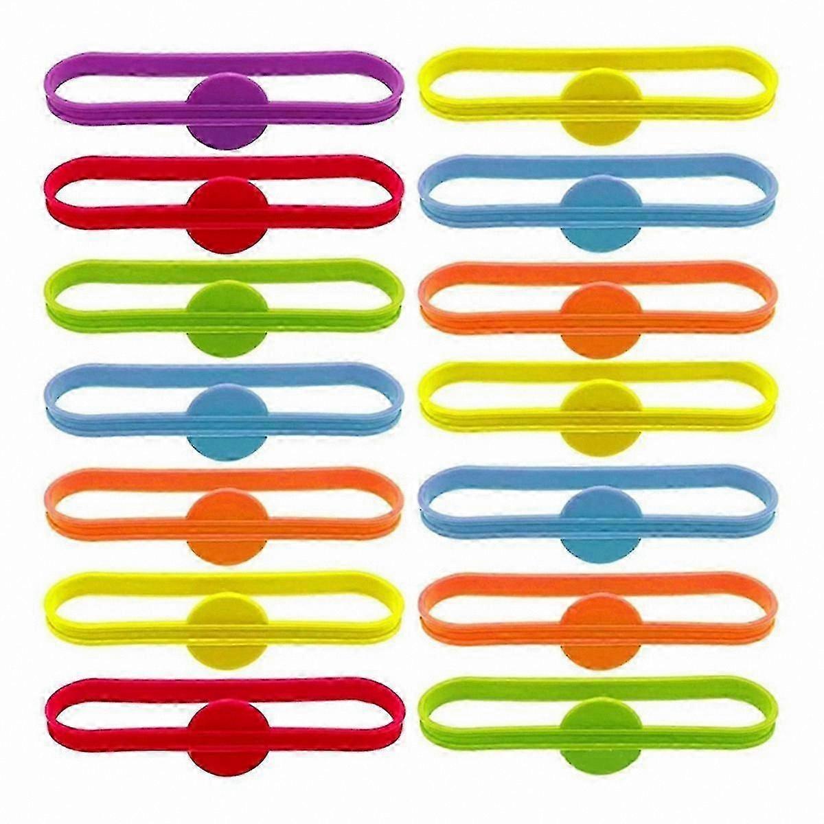 Wine and Beer Glass Markers with Label Rings for Beverage Identification