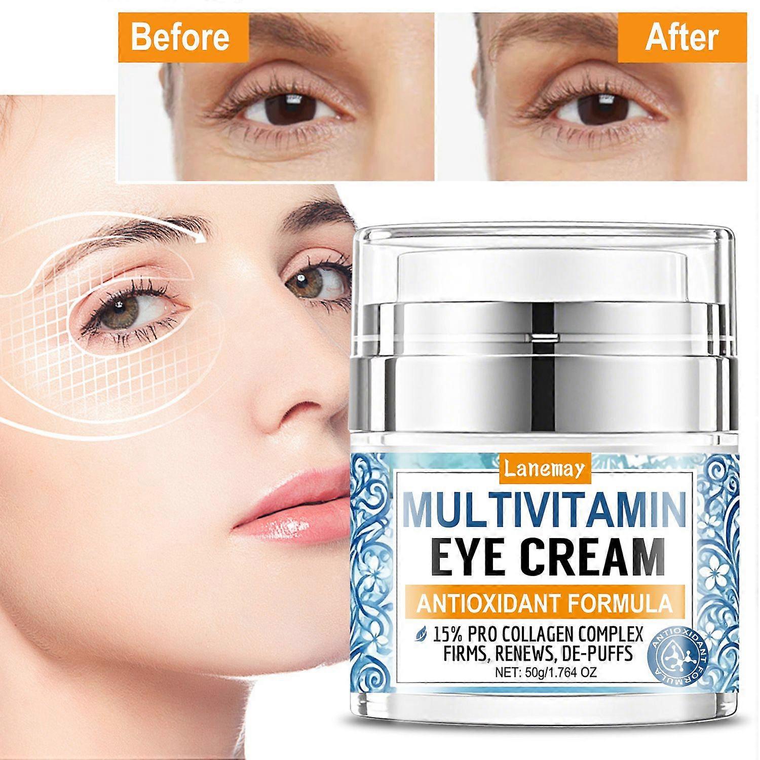 unbrand Crème multivitaminée pour les yeux | Crème pour les yeux 15 % Pro Collagen Complex pour les