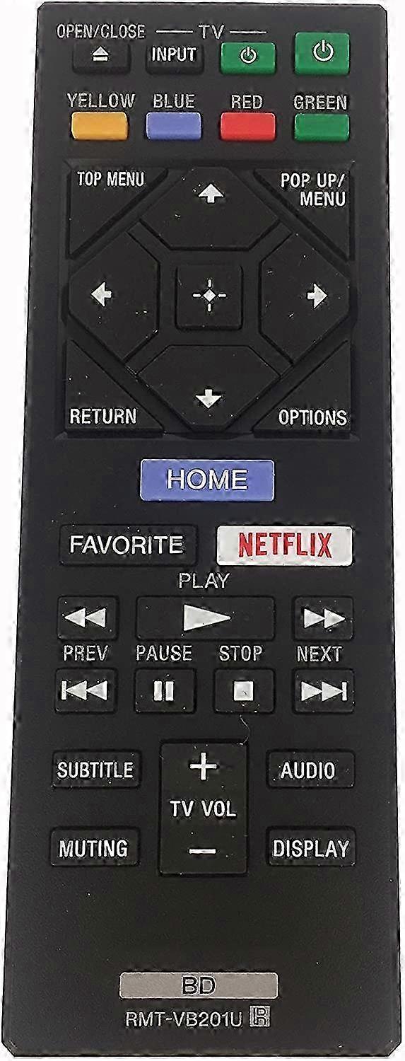 RMT-VB201U Remote Control For Sony Blu-Ray videodisc Player Controller BDP-BX370 BDP-S1700 BDP-S3700