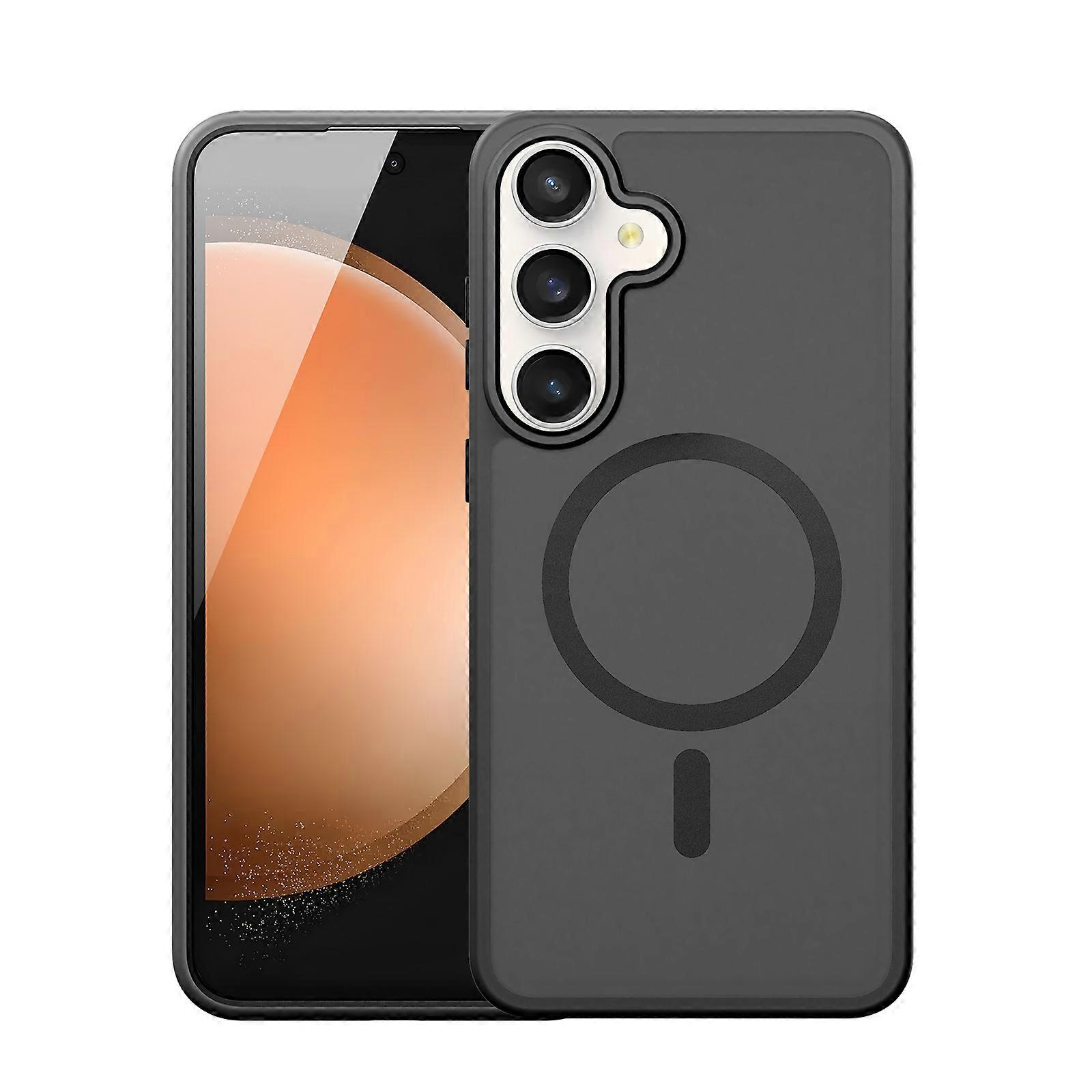 Capa Compatível Para Samsung Galaxy S25 FE DUX DUCIS Yind Series PC+TPU Capa de Telefone Compatível com MagSafe