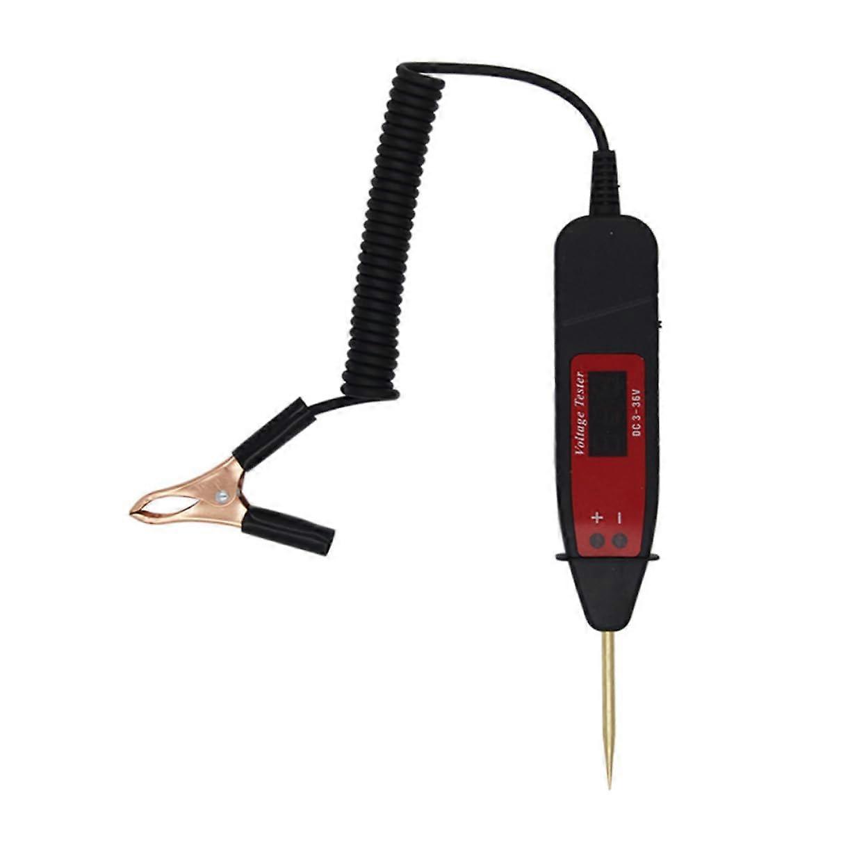 Digital Circuit Tester with LCD Display, Lightweight Voltage Test Pen for Automotive and Home Use, Accurate and Reliable