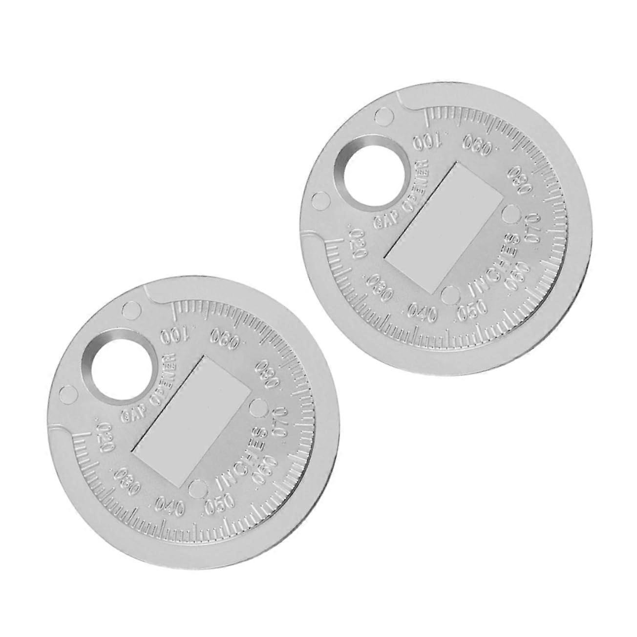 2pcs Spark Plug Gaps Gauge Tool Metric Easy to Use Measuring Tool for Spark Plug Gapper
