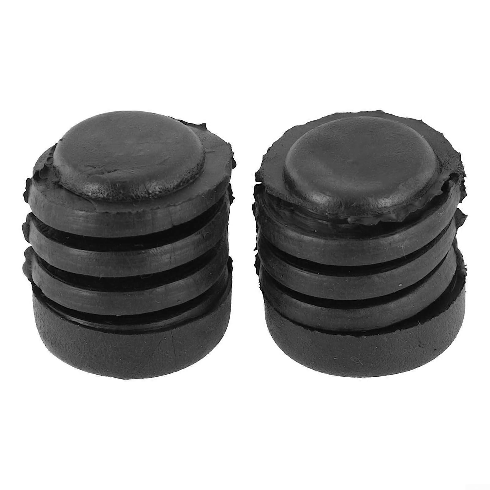Set with 2 rubber mounts for hood, bumper, rubber, compatible with Nissan and Altima