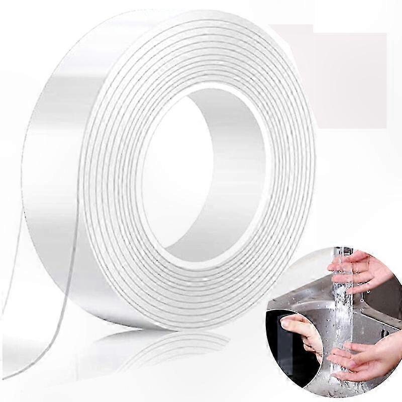 Double Sided Tape Extra Strong Nano Double Sided Tape Transparent Double Sided Tape Removable Washable Adhesive Tape For Carpet Photo Frame Kitchen
