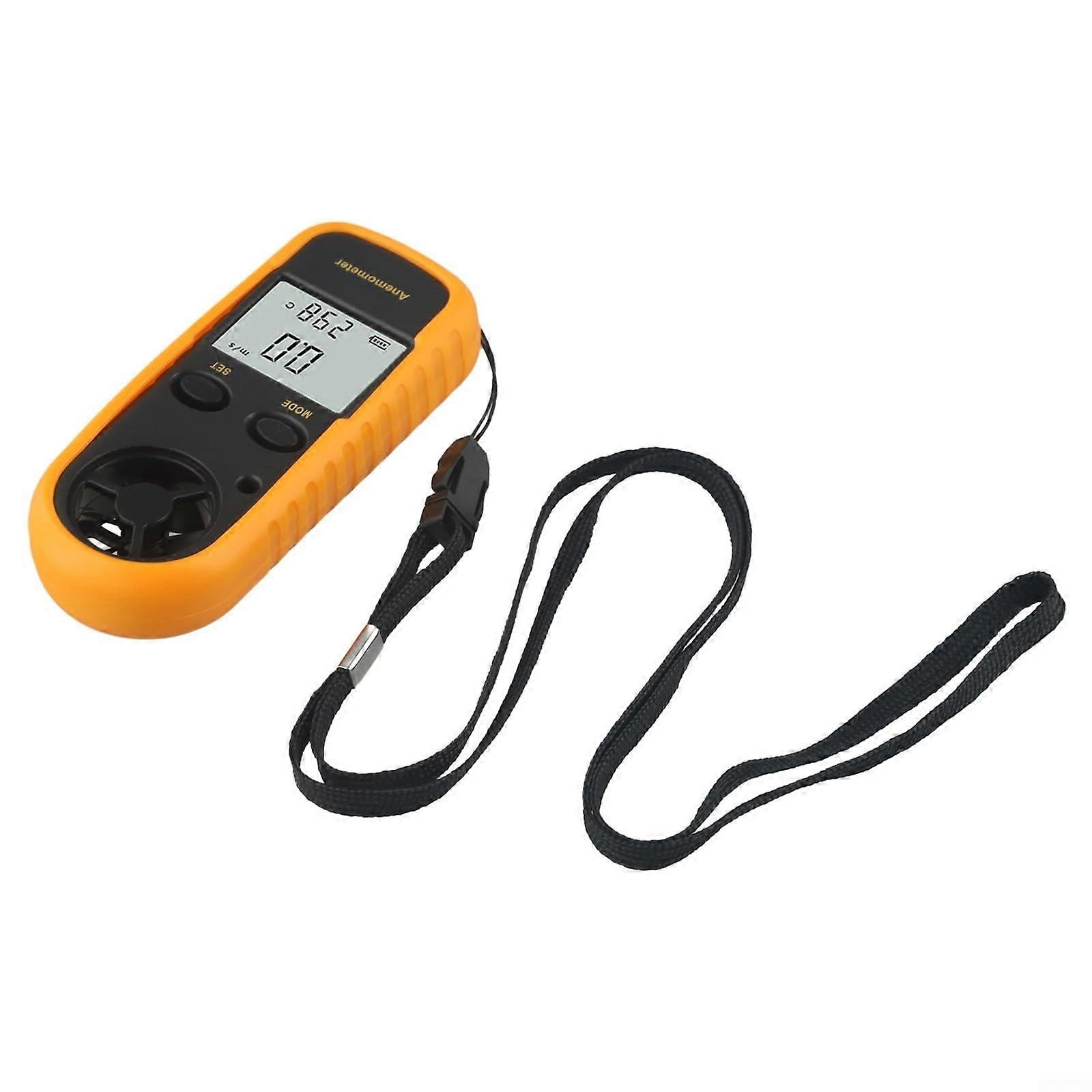Compact Digital Anemometer Handheld Wind Speed Meter with LCD Display for Outdoor Activities Professional Testing Accurate Readings Ref: 7135