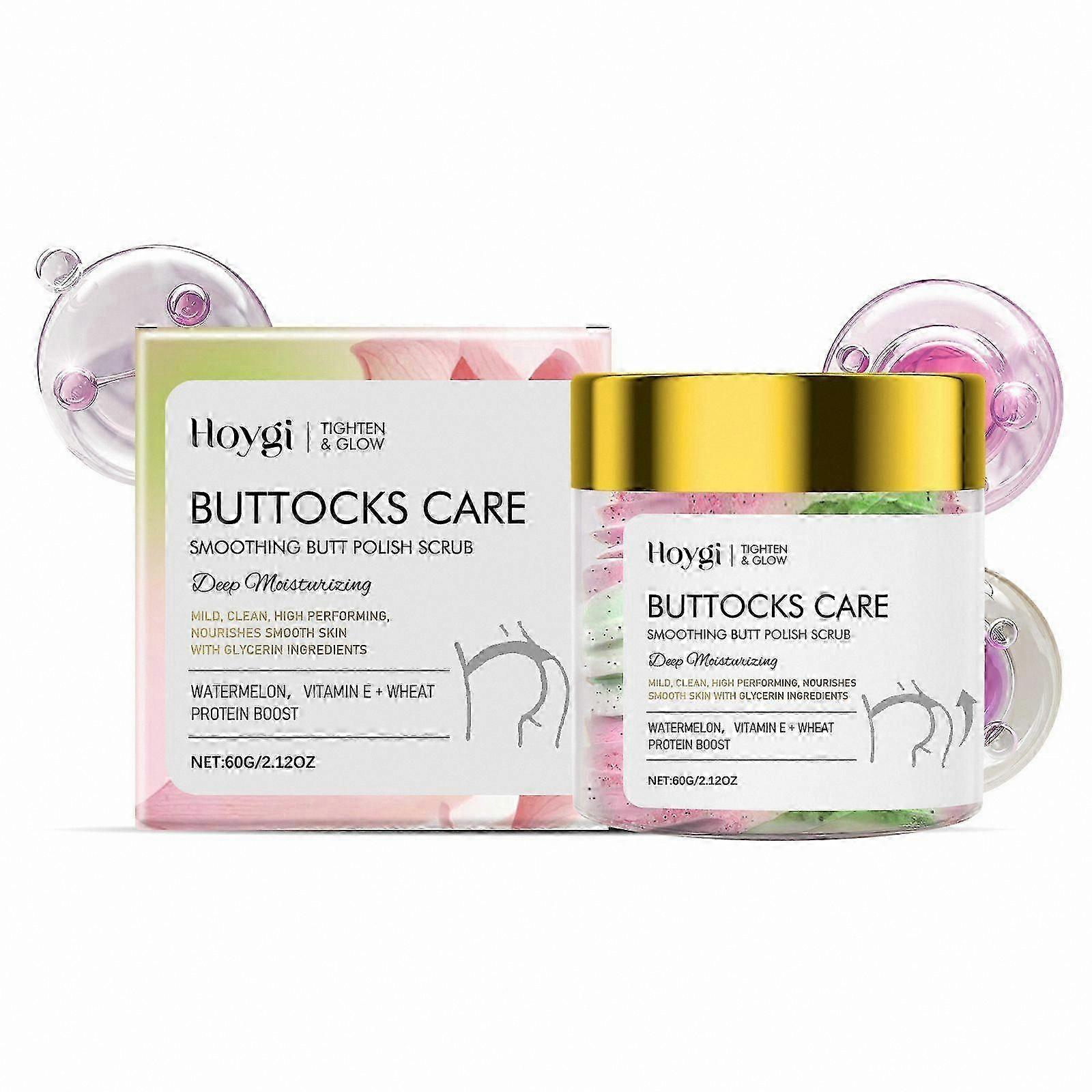 Deep Hydrating Butt Exfoliating Scrub for Smoothness and Firmness, Brightening Care Treatment for Softer Skin