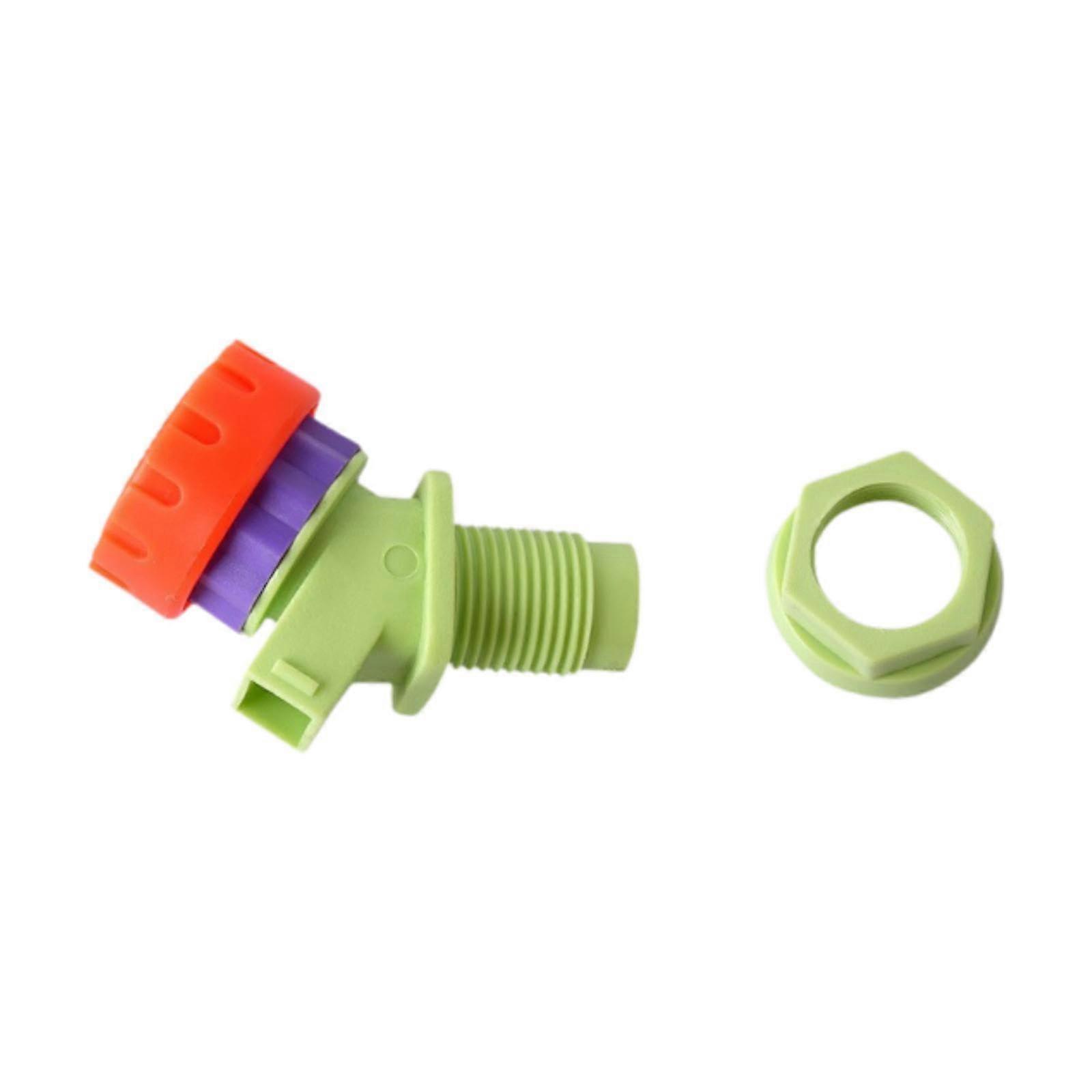 Water Faucet Knob Garden Spigot Switch For Bucket And Barrel Dispenser, Easy Flow Control, Green