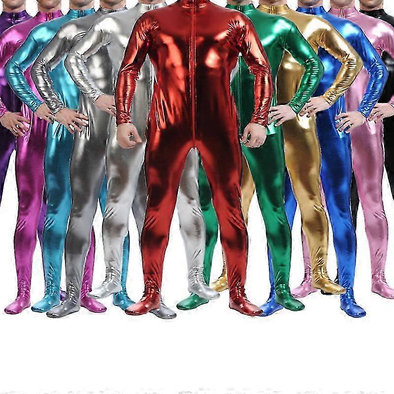 Cosplay Unitards half-cover tights Unitards stage costume for men
