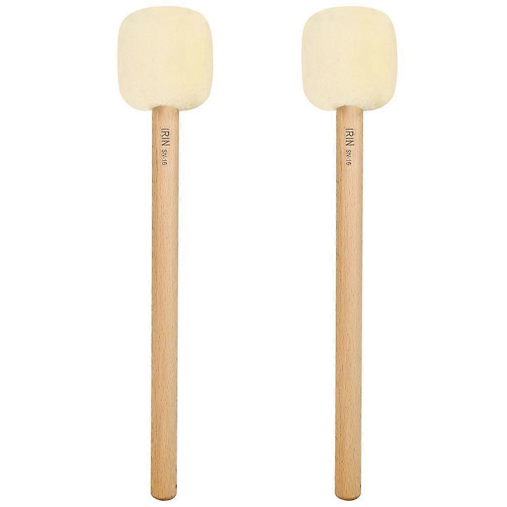 2pcs Drum Stick Felt Drum Mallet Stage Performance Drumstick Jazz Drum Stick Mallet