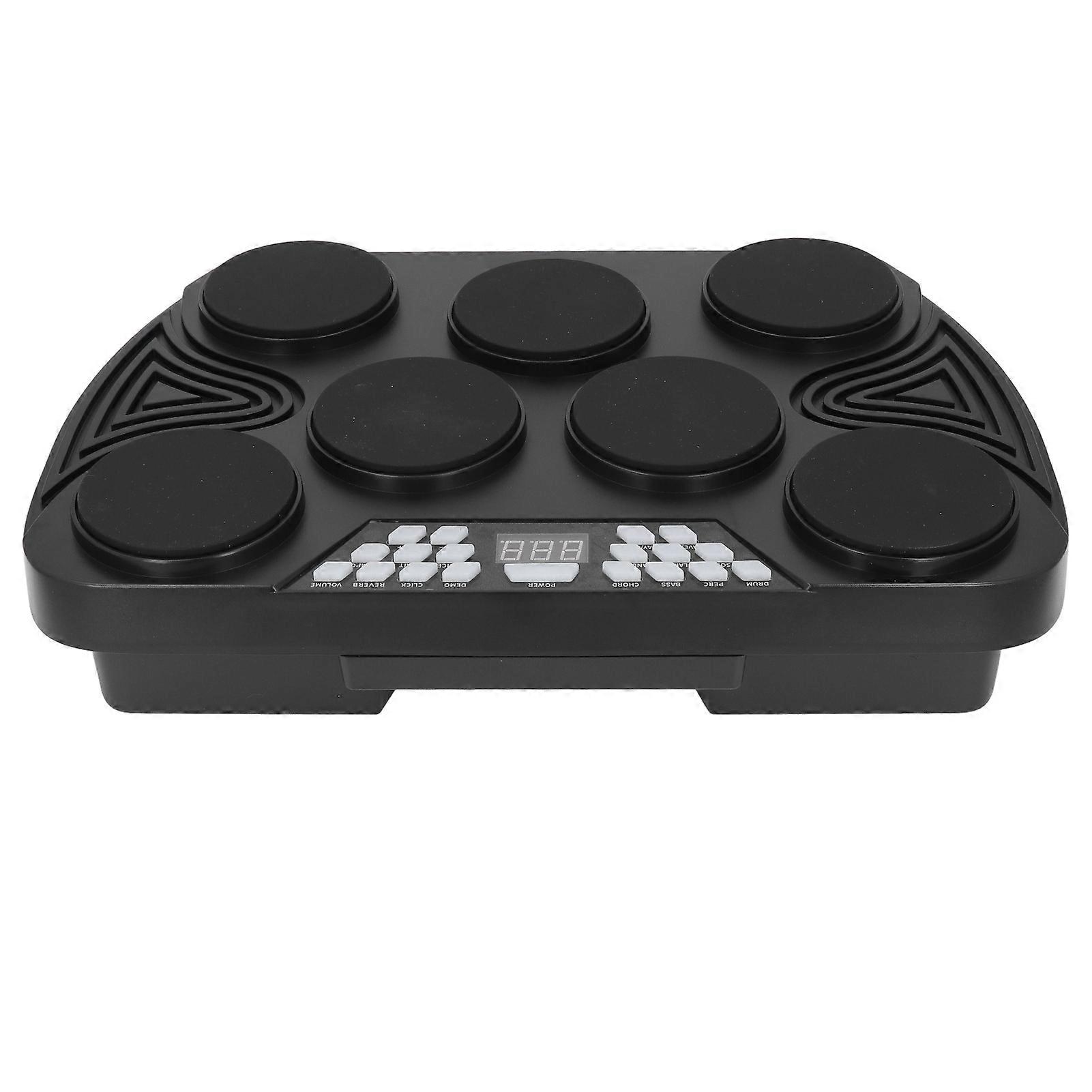 Professional 7-Pad Portable Electronic Drum Set 18.19x11.89in US Plug