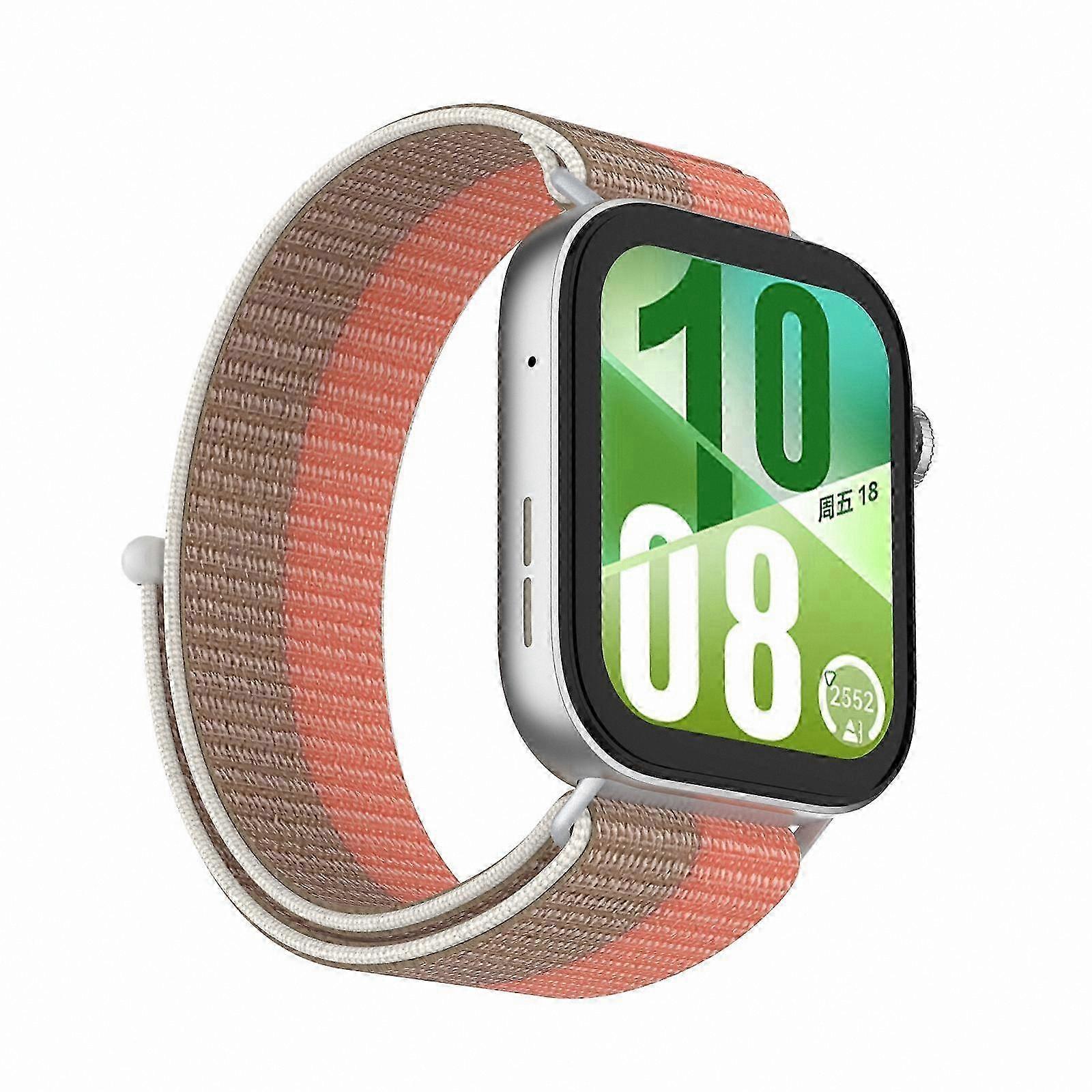 Durable Nylon Loop Strap with Built-In Watch Casing for Secure Fit