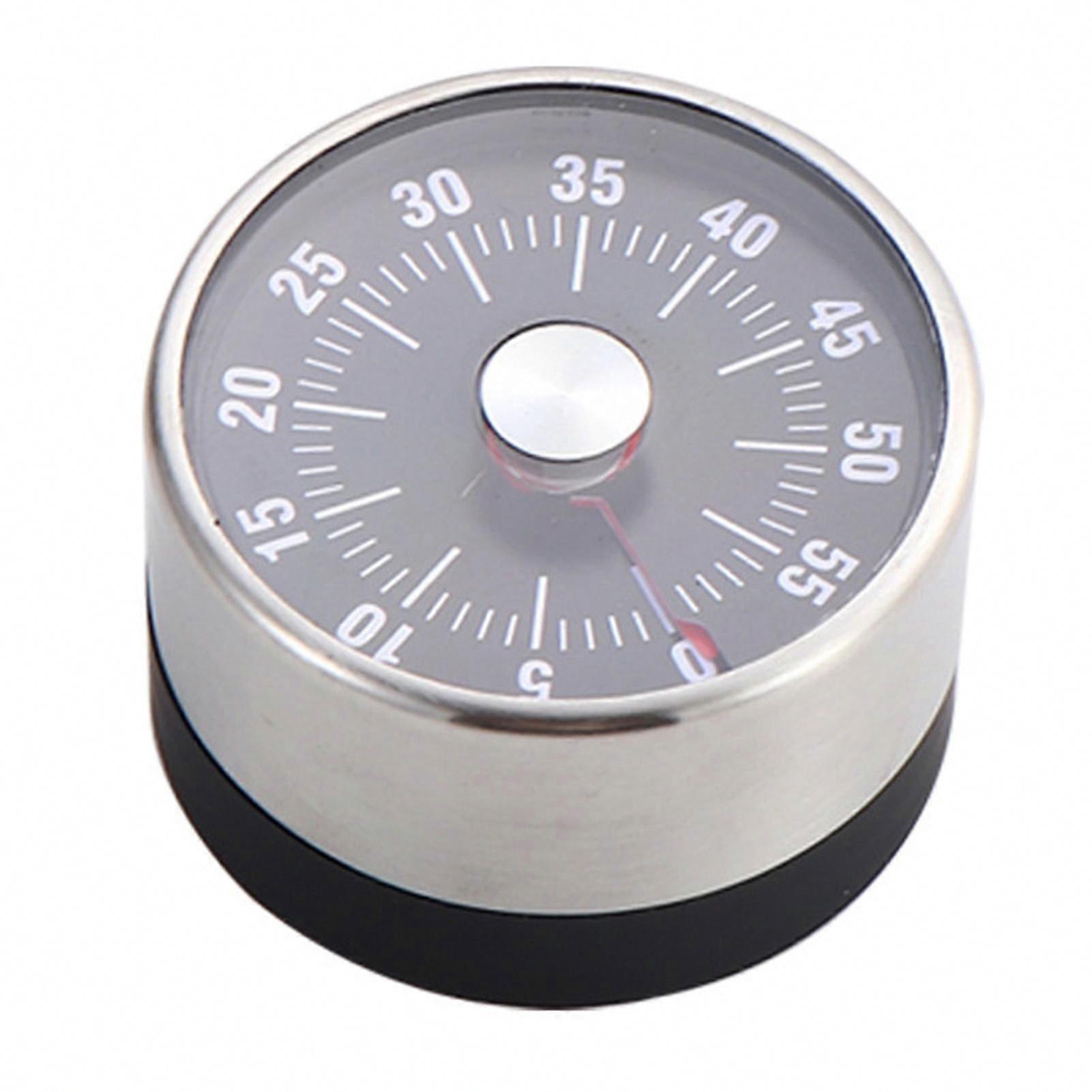 60-Minute Magnetic Mechanical Timer for Cooking, Visual Manual Time Management Tool