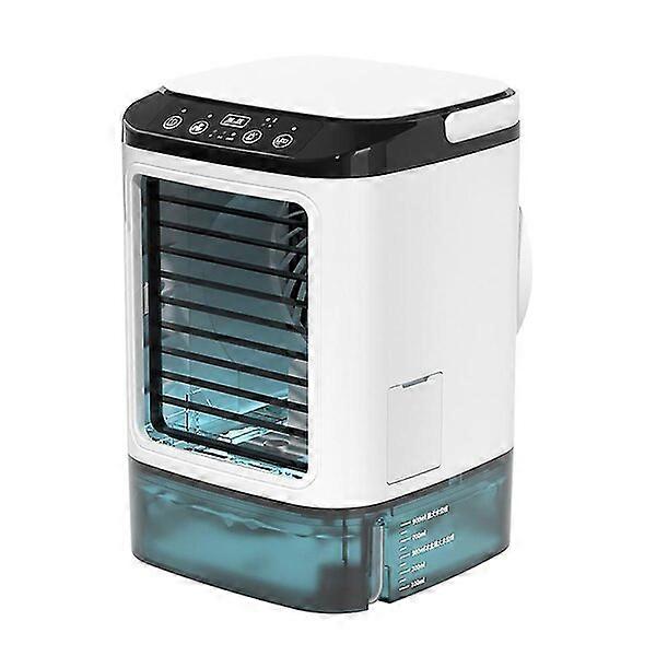 Portable air conditioner, 16.5*16.5*24cm, 4-in-1 multi-function with 3 wind speeds