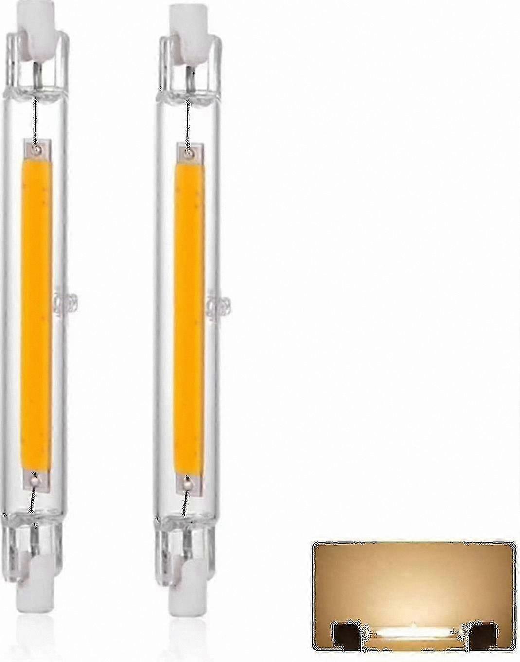 Dimmable R7s LED Bulb 118mm, 30W Warm White 3000K 3000LM, 360° Linear Halogen Replacement