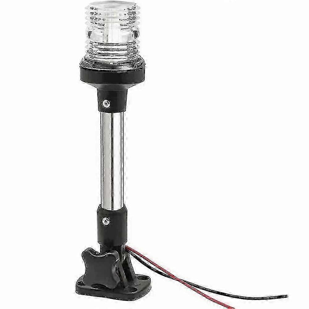 Yacht Navigation Light, Ip67 Folding Led Boat Navigation Light For Boat 360 Degree Round Light 4500k White 12v-24v SZRH A-S