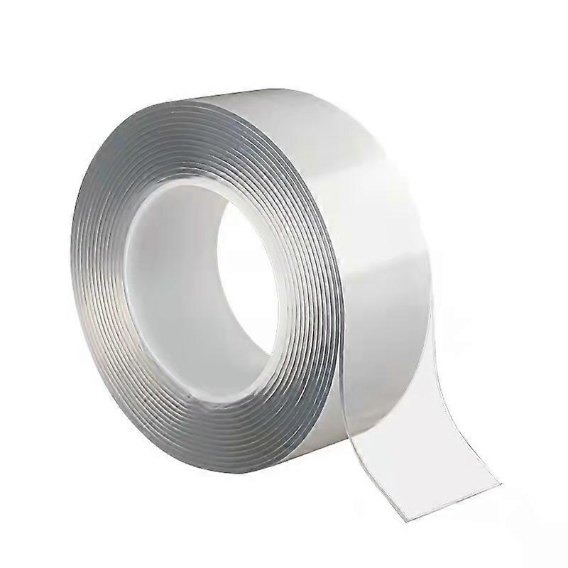 Smart Nano Tape, Betterlife Reusable Nano Adhesive Tape, Transparent Traceless Double-Sided, Washable and Resistant for Sticky Items, (2mm x 3cm x 2m