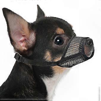 Adjustable Comfort Mesh Muzzle for Small and Medium Dog Breeds