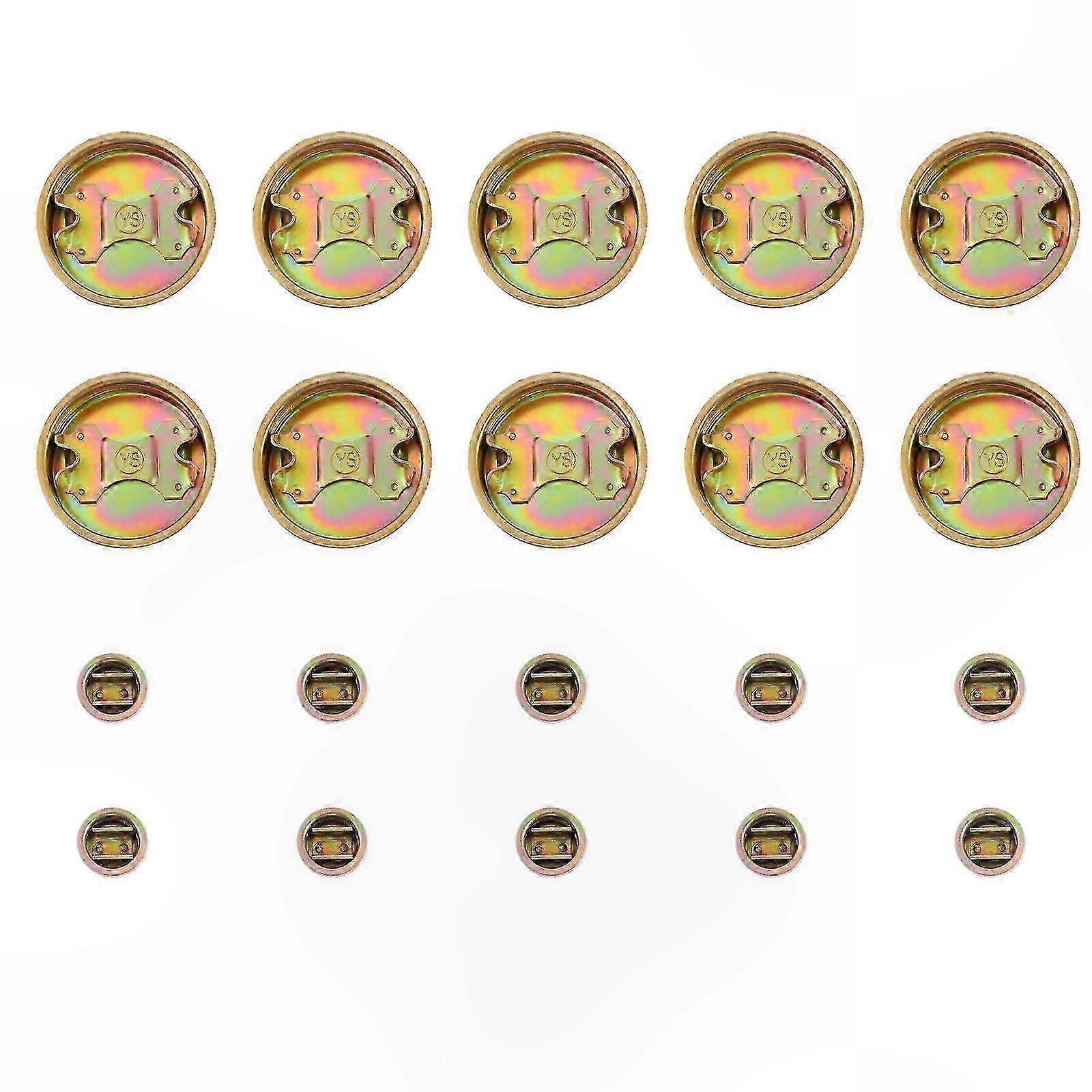 20-Pack Galvanized Plugs for 55-Gallon Barrels - Threaded Lid Covers