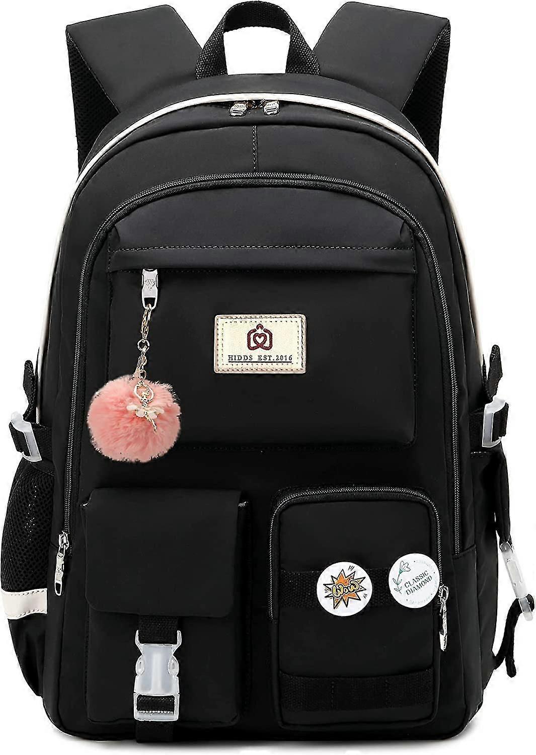 Laptop Backpack For College & Travel - Vintage Style, Water Resistant, USB Charging, Fits 15.6\" Laptop