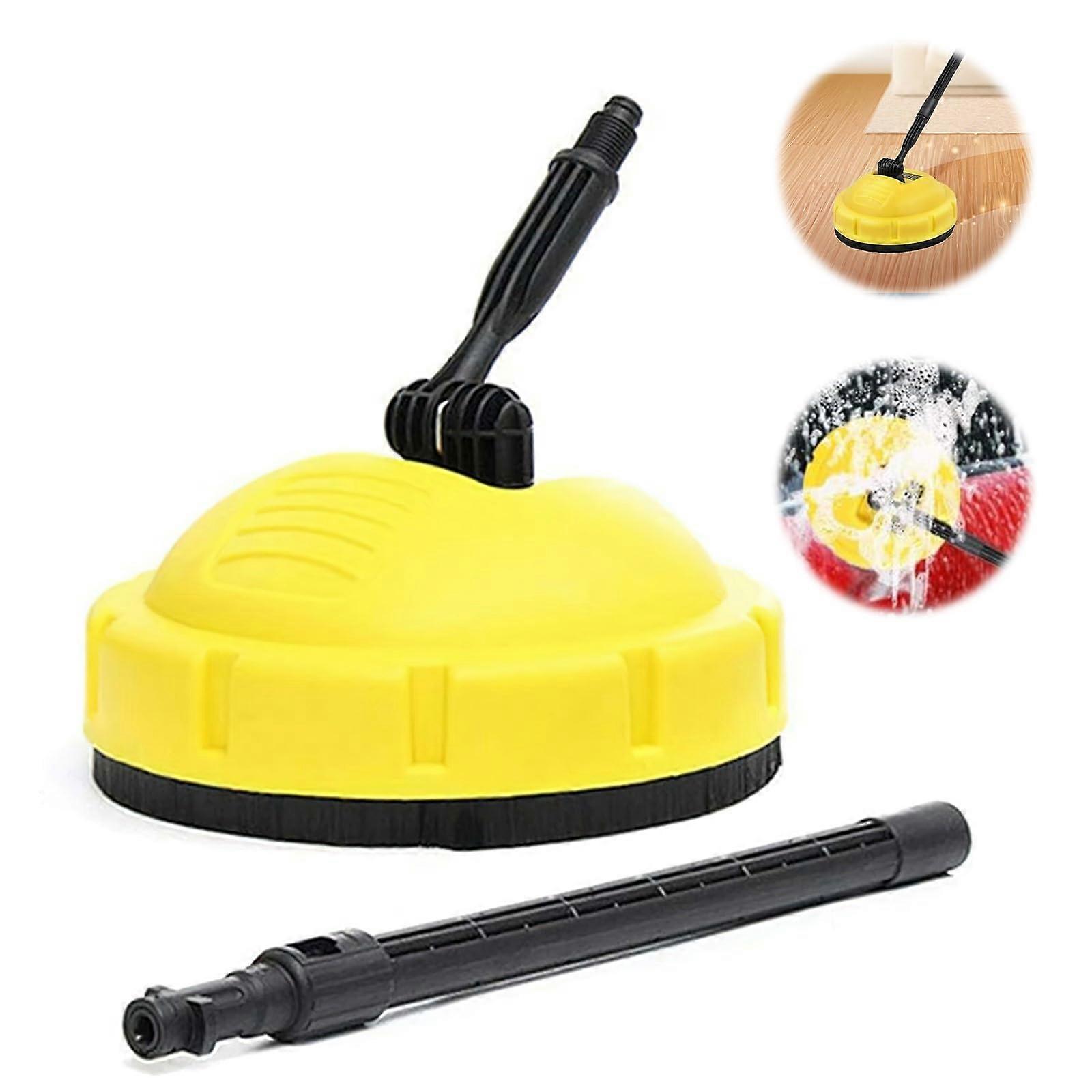 Pressure Surface Cleaner For Karcher K1K7, Patio Cleaner Attachment, LongHandle Rotary Brush