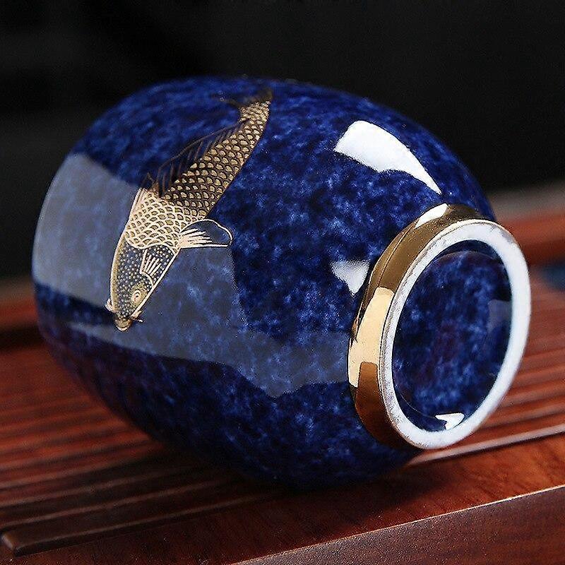 Sprinkle Blue Glaze Tea Cup Ceramic Cup Tea Cup