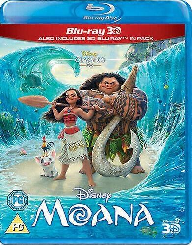 Moana Blu-ray (2017) Ron Clements cert PG 2 discs Region 2