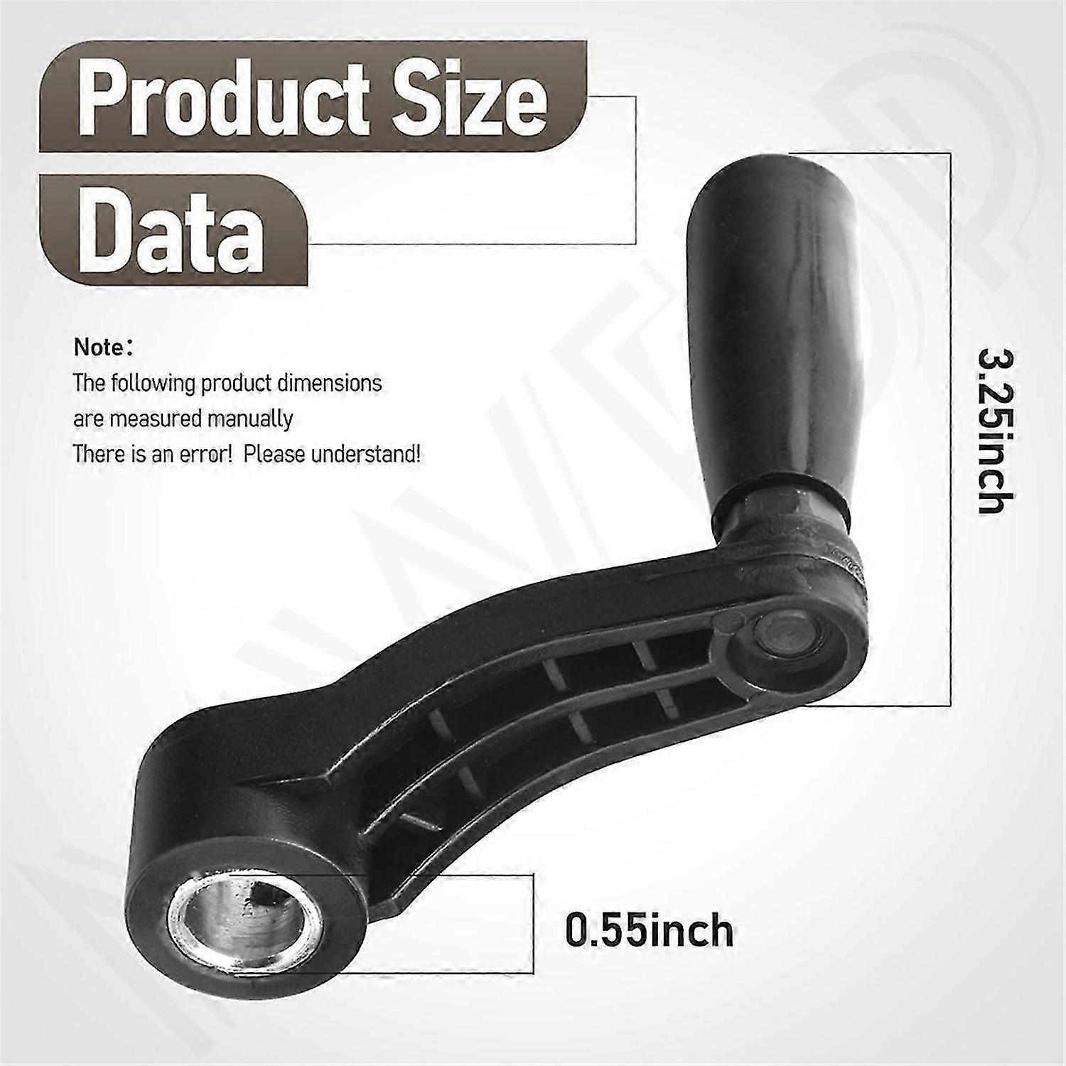 Drill Press Table Elevation Crank Handle P 1344258 for Drill Press Table,14.5mm (9/16inch) Diameter Elevating Shaft
