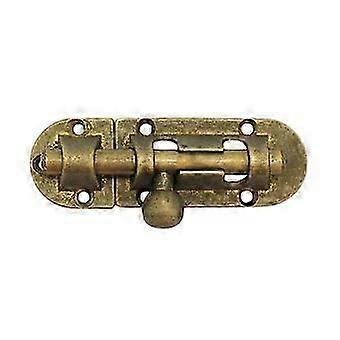 Antique Copper Barrel Bolt Buckle, Vintage Solid Brass Thickened Door Latch With Screws, Furniture Hardware
