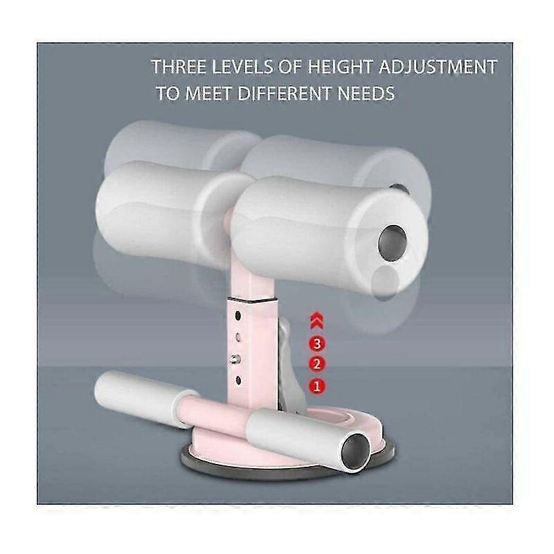 Parallel Bars Sit Up Sucker Aid Adjustable Floor Sit Up Exercise Device Indoor