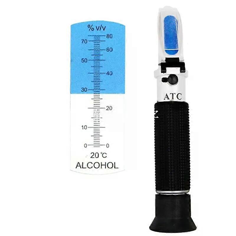 Handheld 0-80% Alcohol Refractometer For Spirits Household Liquor Brewing Refractometer Alcohol Concentration Detector