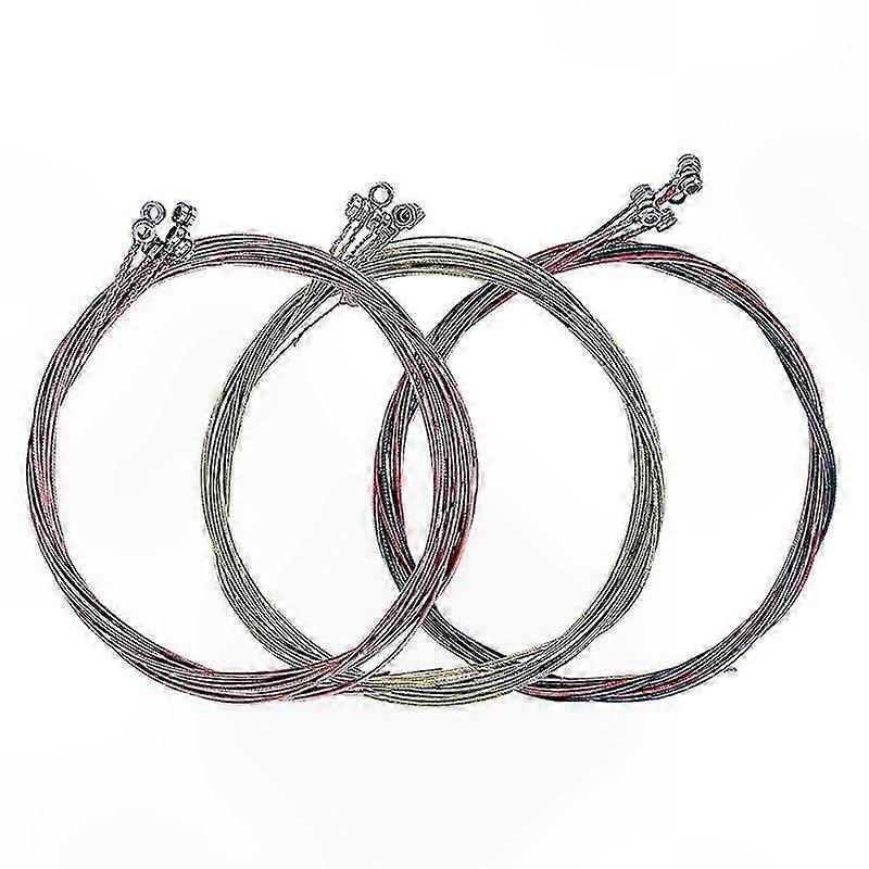 6-String Acoustic Guitar Replacement Strings, 3 Sets of Steel Strings for Musical Instruments