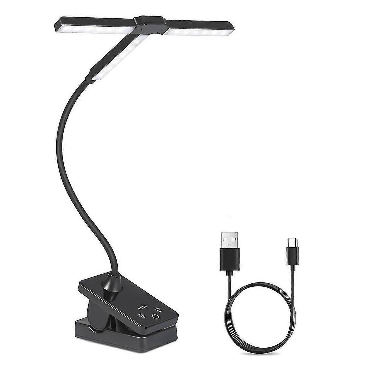 51 Led Music Stand Light, Folding Rechargeable Clip on Light, Portable Professional Piano Lamp with