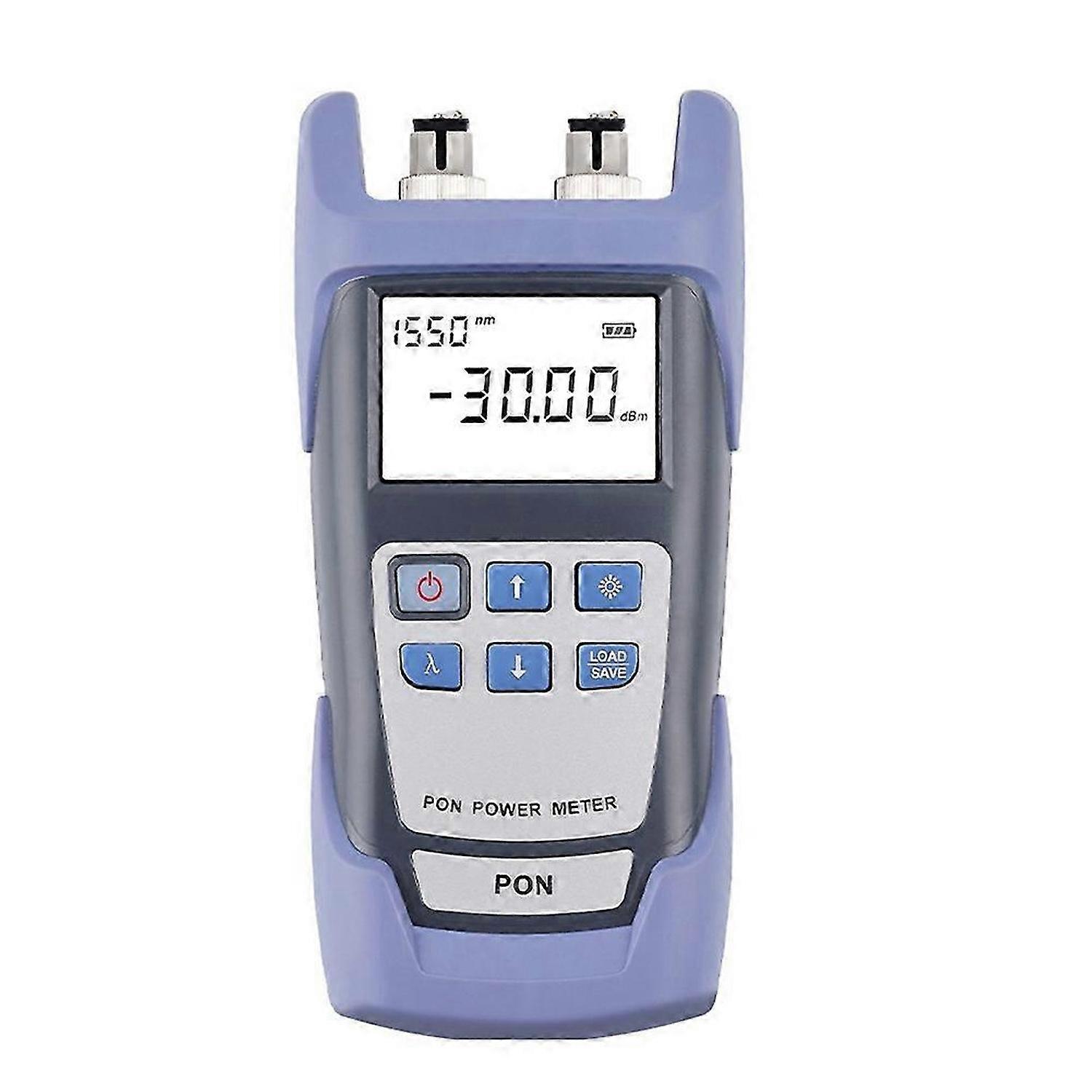håndholdt fiber optisk pon effektmåler med display pon netværkstester til fttx / ont / olt 1310/1490/15