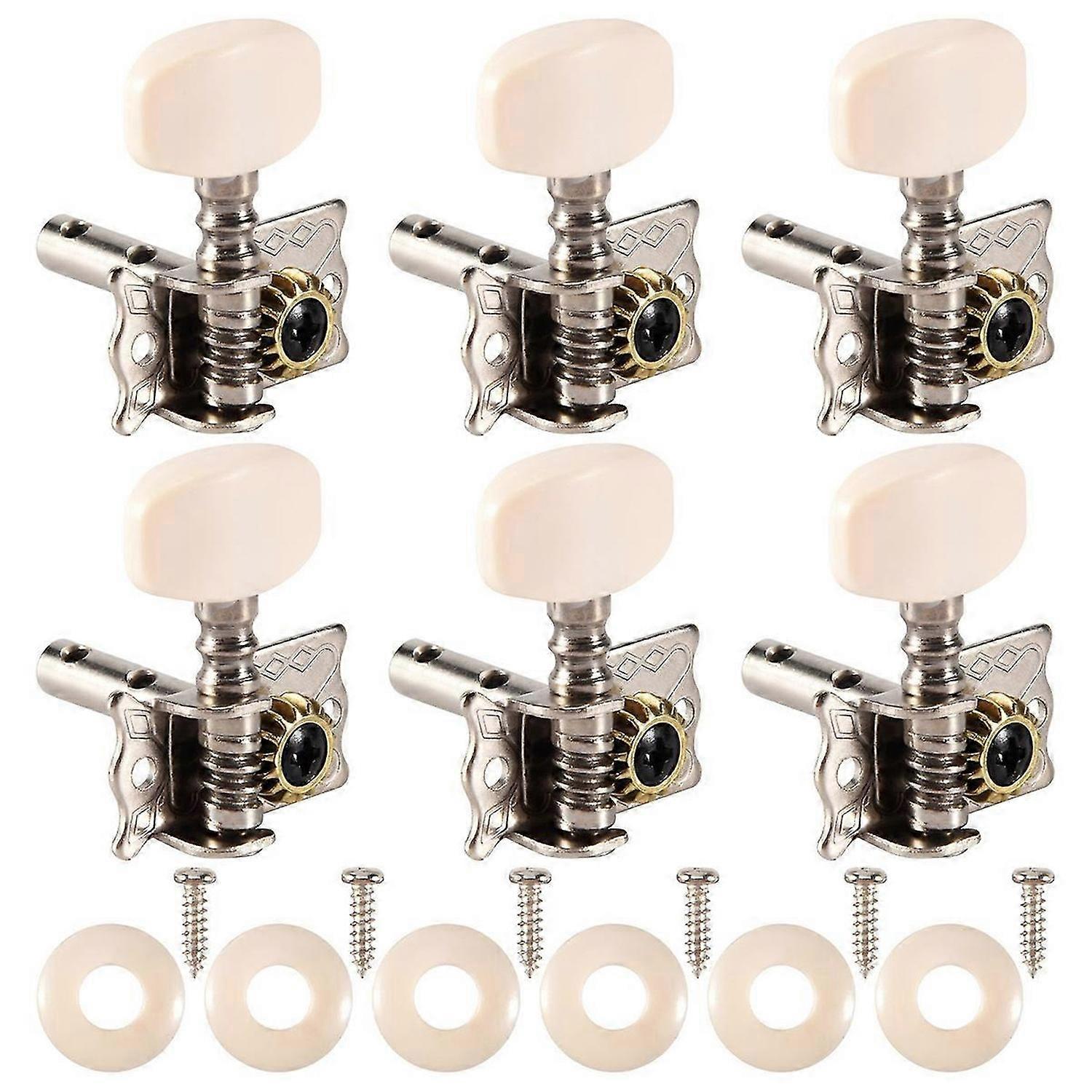 6pcs Acoustic Guitar String Tuning Peg Tuner Machine