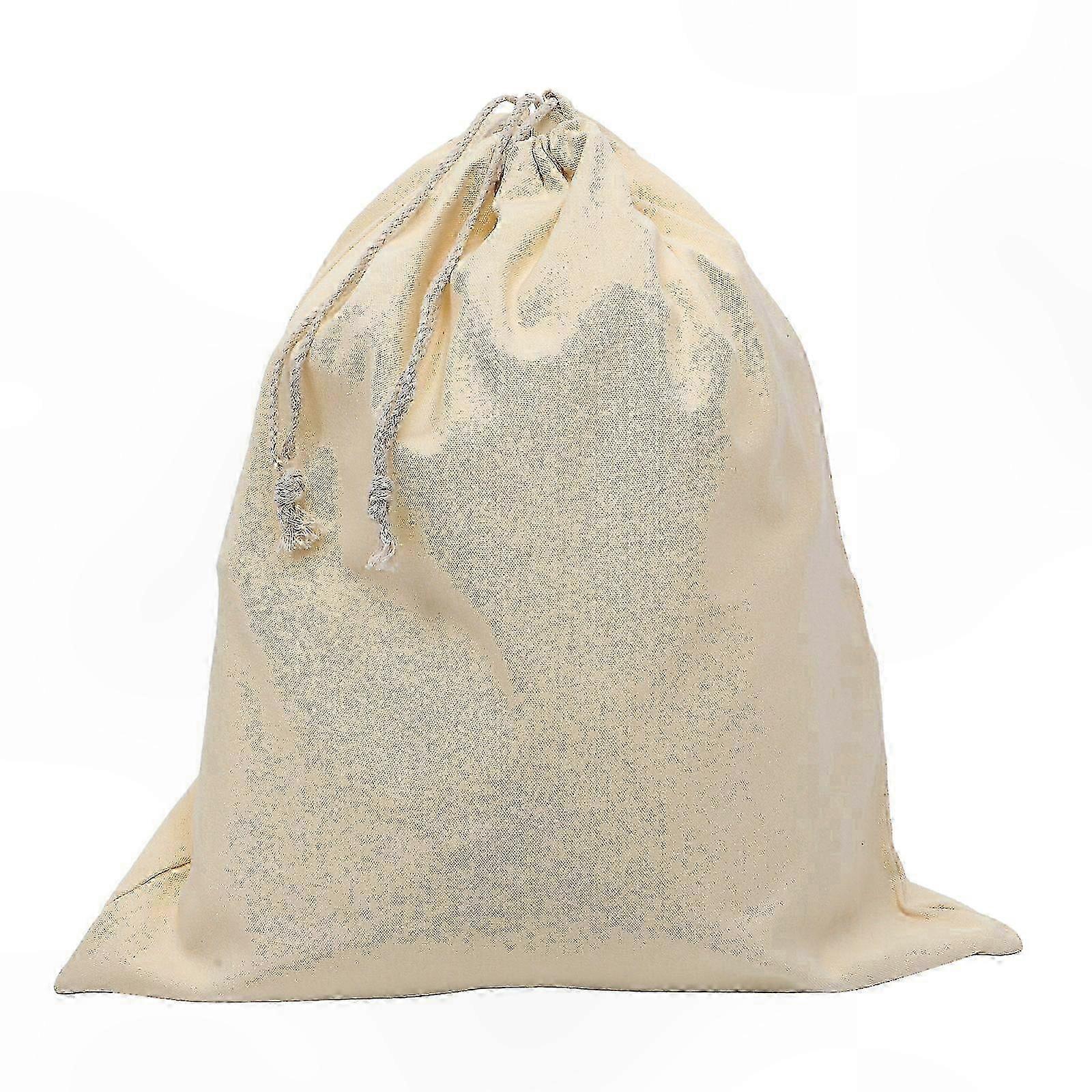 Large Canvas Laundry Organizer with Drawstring for Home and Hotel Use