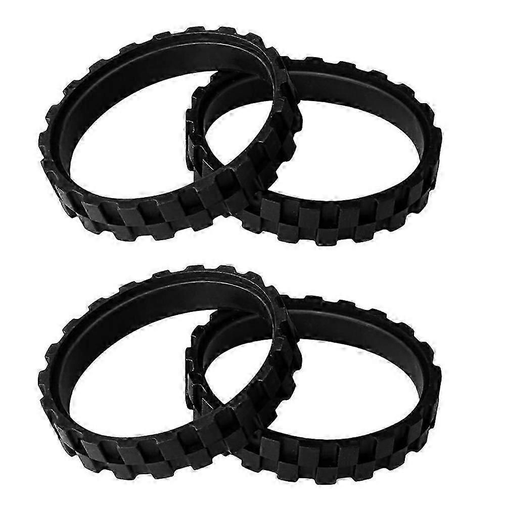 iRobot ルンバ シリーズ 500-900 およびロボロック S5 Max S6 MaxV ロボット掃除機用の強化されたホイールとタイヤが 4 個入りパックに入っています