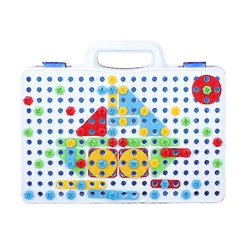 237pcs Creative Mosaic Bits Set DIY Drilling Playset Bits Building Toys Mushroom Mosaic Art Kit Puzzles