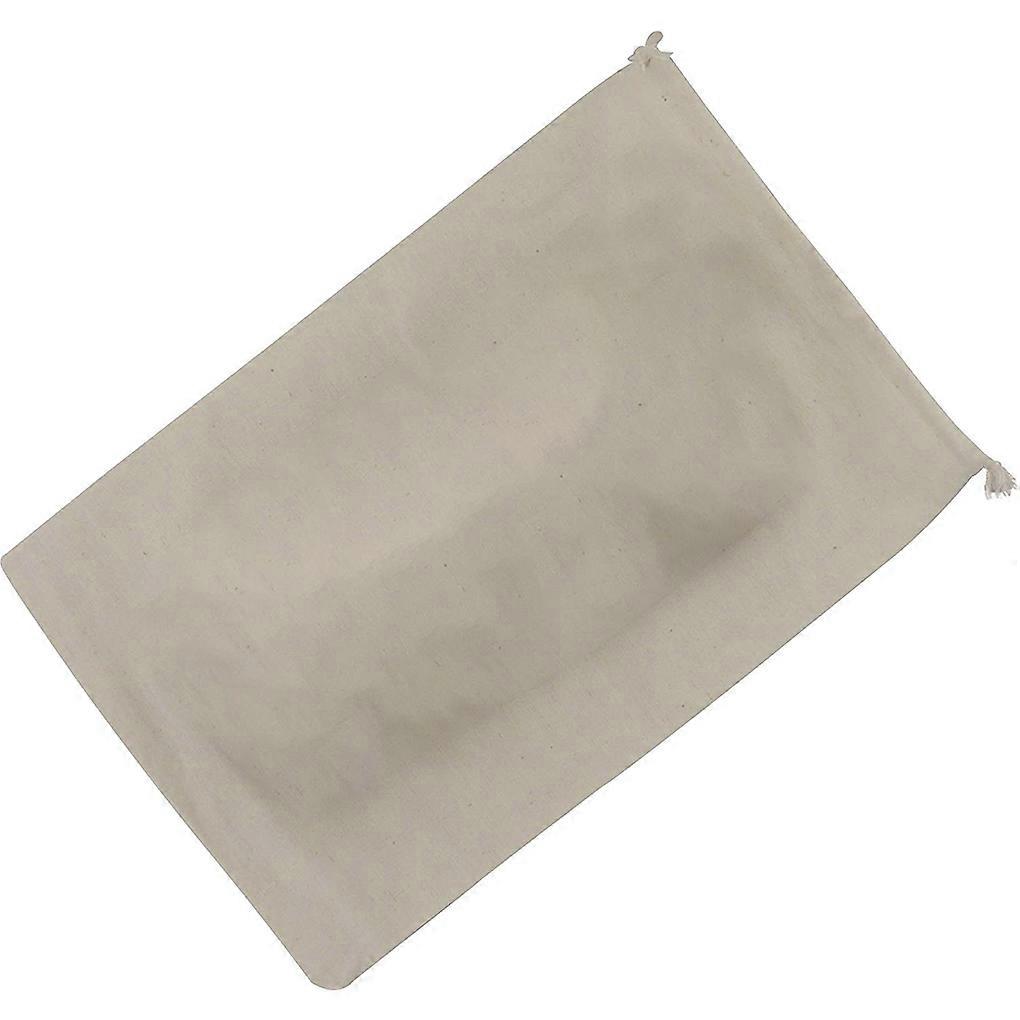 2pcs Reusable Fruit Vegetable Rice Bread Bag Drawstring Closure Home Storage Bag - 30x40cm