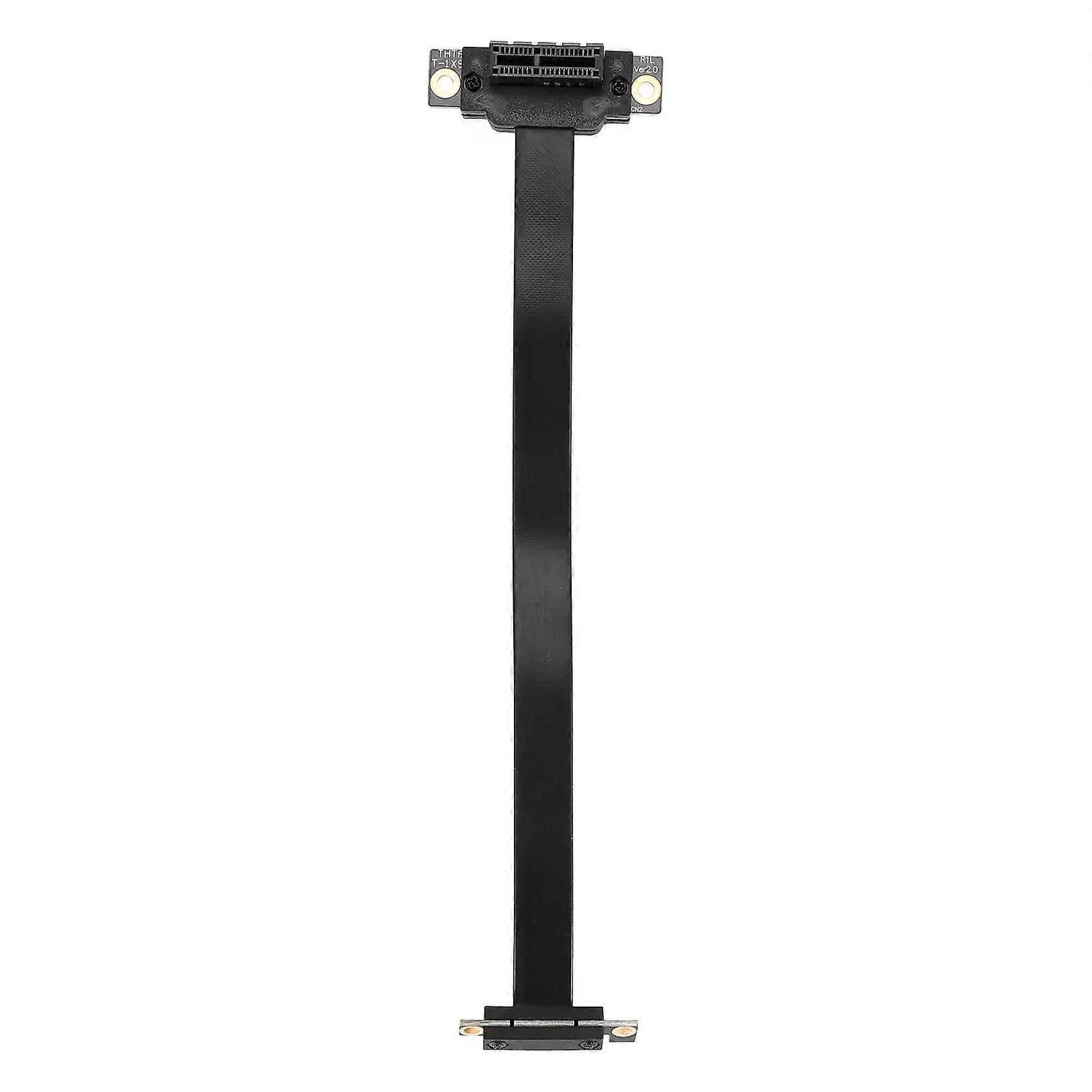 PCIE X1 Riser Cable Dual 90 Degree Right Angle PCIe 30 X1 to X1 Extension Cable 8Gbps PCI Express 1X Riser Card 20cm