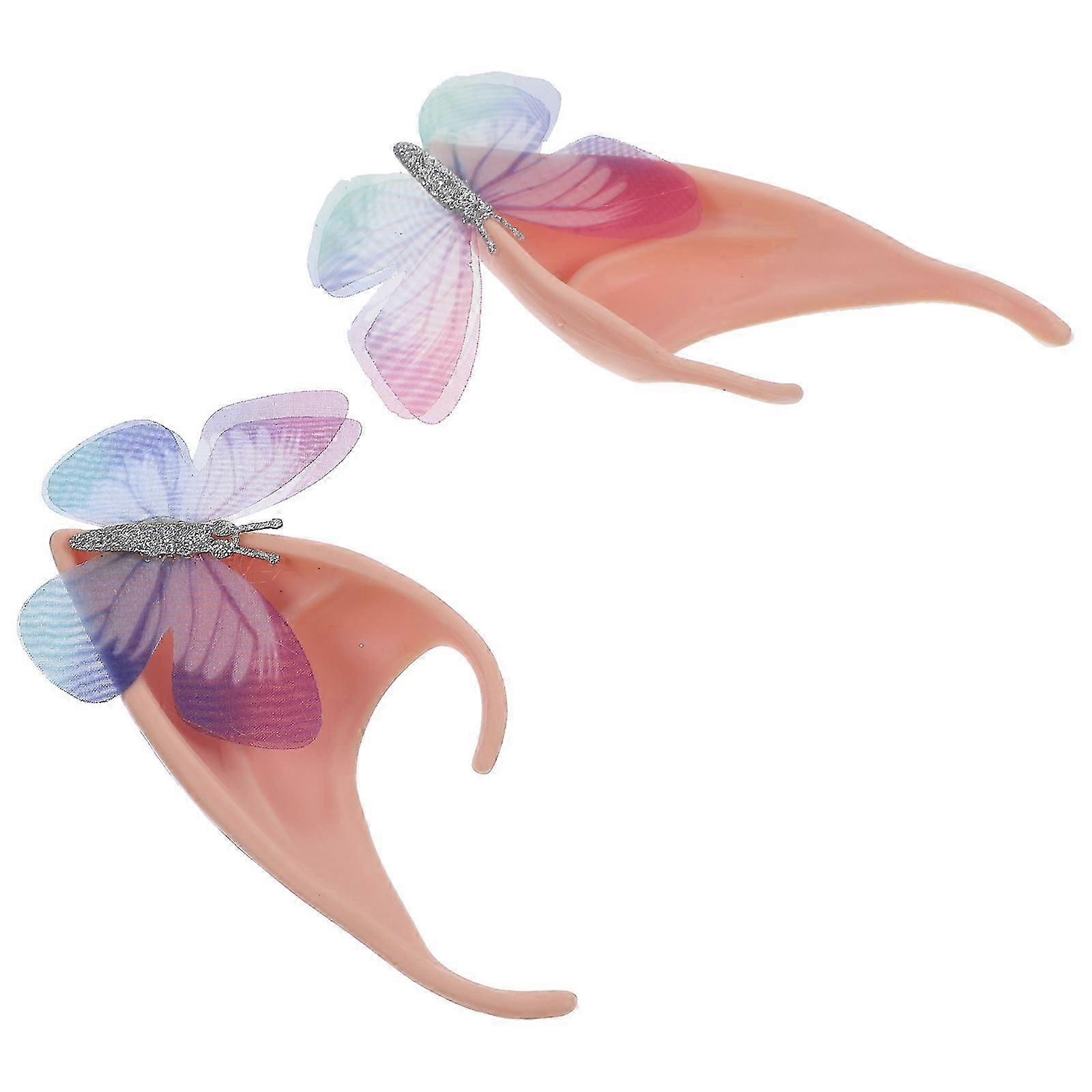 elf ears for party decorative butterfly fairy ears 3pai